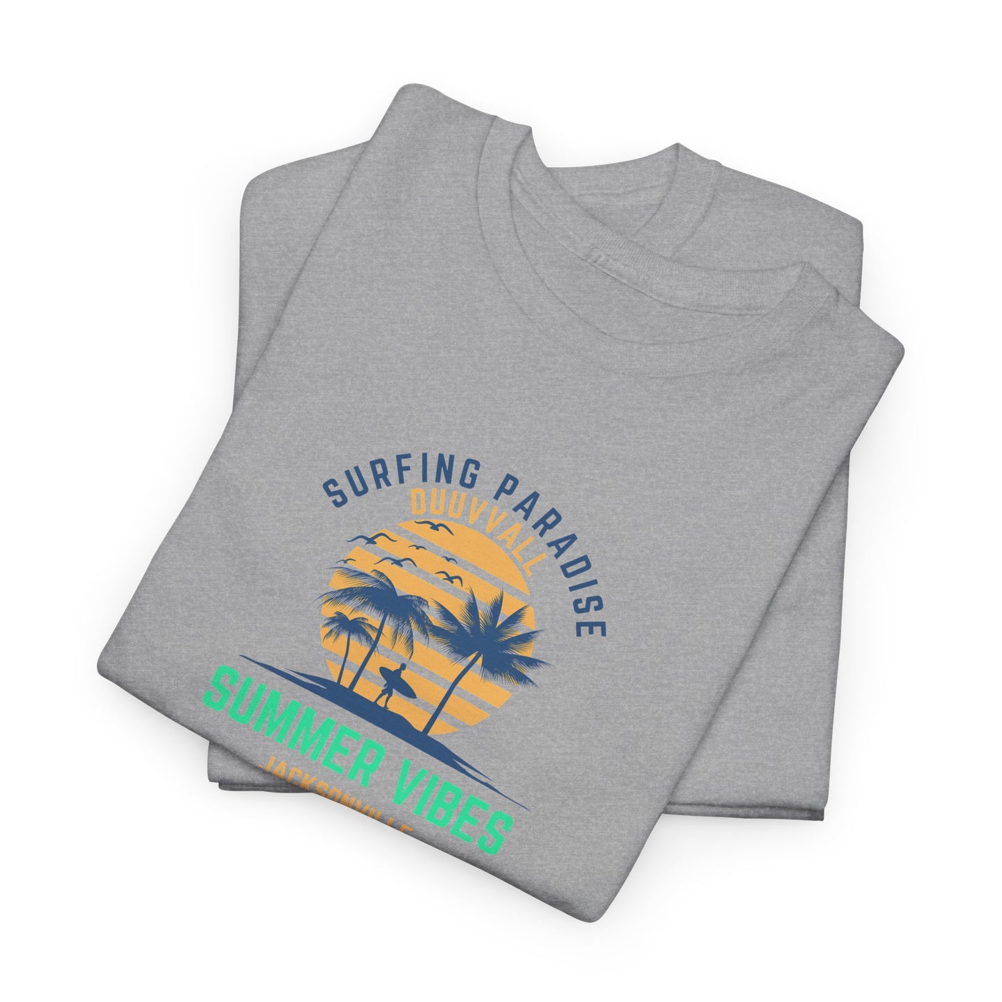 Summer Vibes Unisex Cotton Tee - Casual Lounging, Beach Day, Vacation Wear, Gift for Him/Her, Festival Outfit