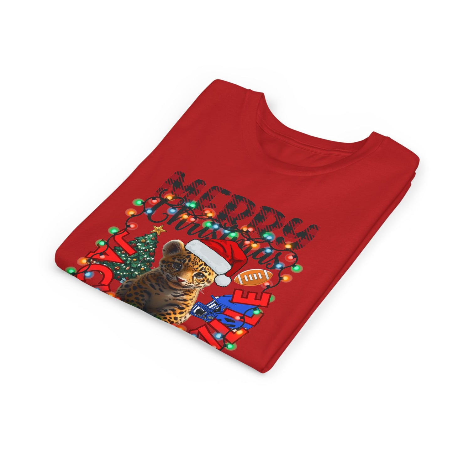 Merry Jacksonville Christmas Youth Tee BELLA+CANVAS 3001 Y