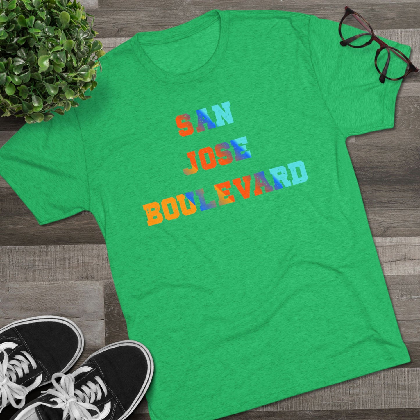 Colorful San Jose Boulevard - Next Level 6010 -Crew Tee for Casual Vibes, Perfect for Summer Outings, Gifts, Relaxed Style, Graphic Tee, Travel Shirt