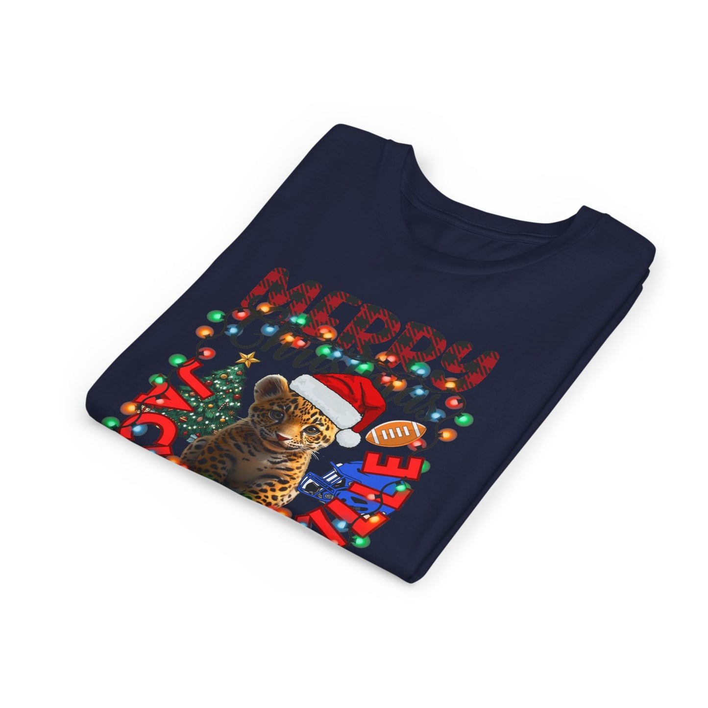Merry Jacksonville Christmas Youth Tee BELLA+CANVAS 3001 Y