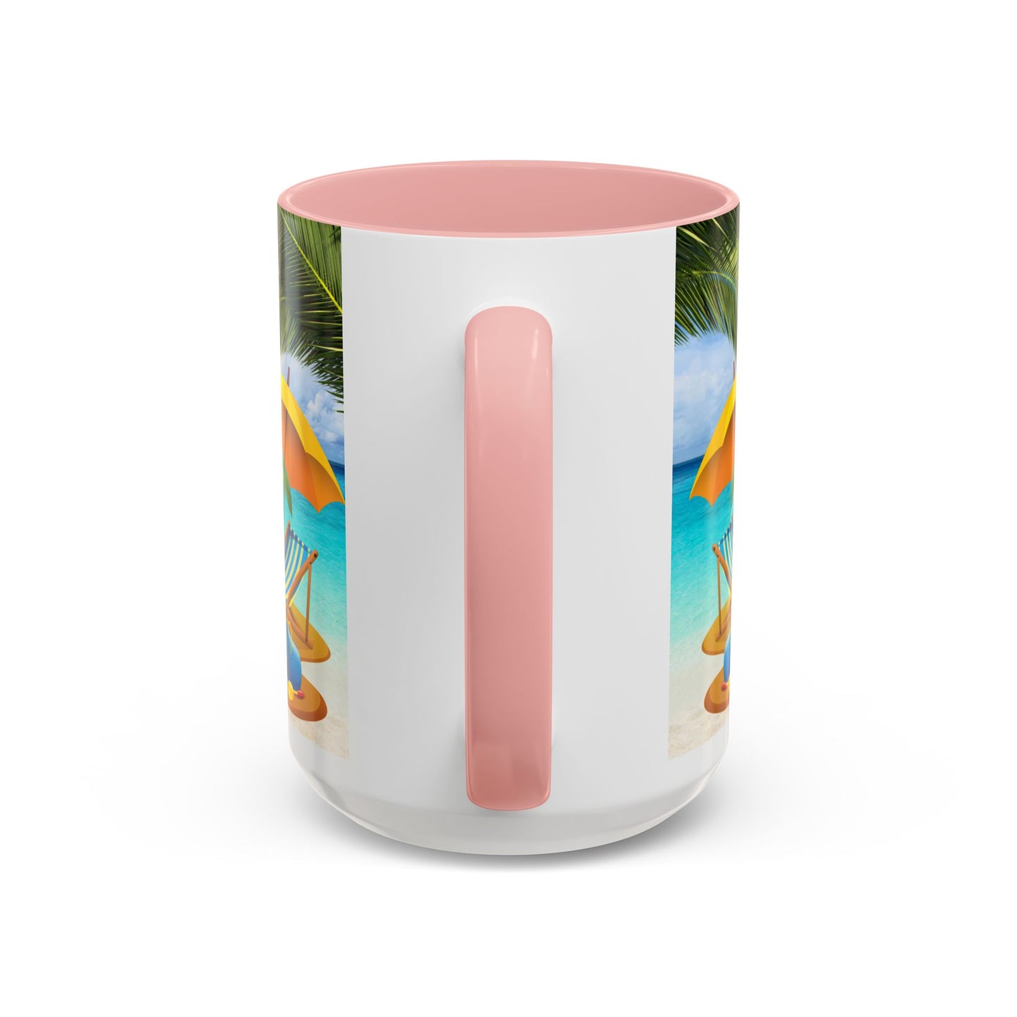 Beach Vibes Coffee Mug | Tropical Vacation Drinkware | Summer Gift | Relaxation Mug | Ocean Scene Cup