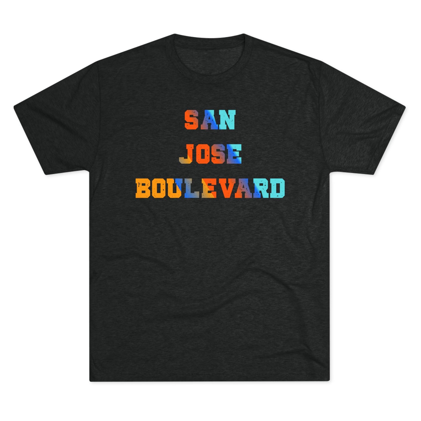 Colorful San Jose Boulevard - Next Level 6010 -Crew Tee for Casual Vibes, Perfect for Summer Outings, Gifts, Relaxed Style, Graphic Tee, Travel Shirt
