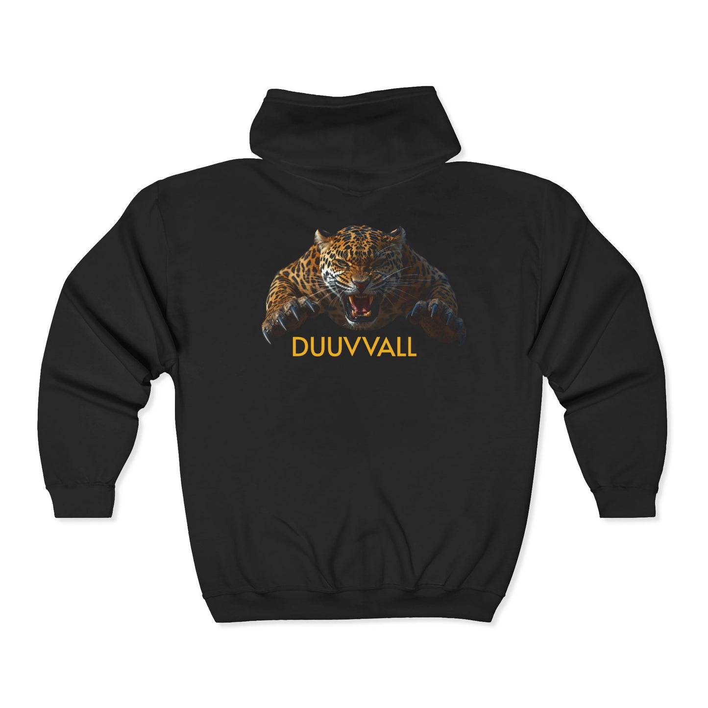 Cozy Unisex Black Zip Hoodie with Artful Creature Design | Perfect for Casual Wear, Gifts, Fall, Weekend Relaxation, and Nature Lovers