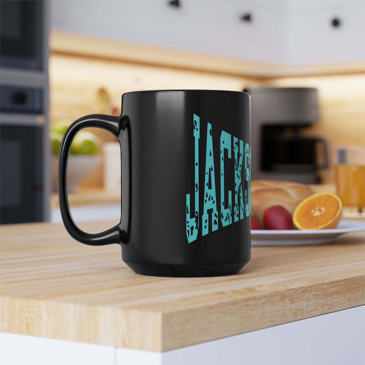 Jacksonville Vibes Black Mug 15oz - Perfect for Coffee Lovers & City Pride!