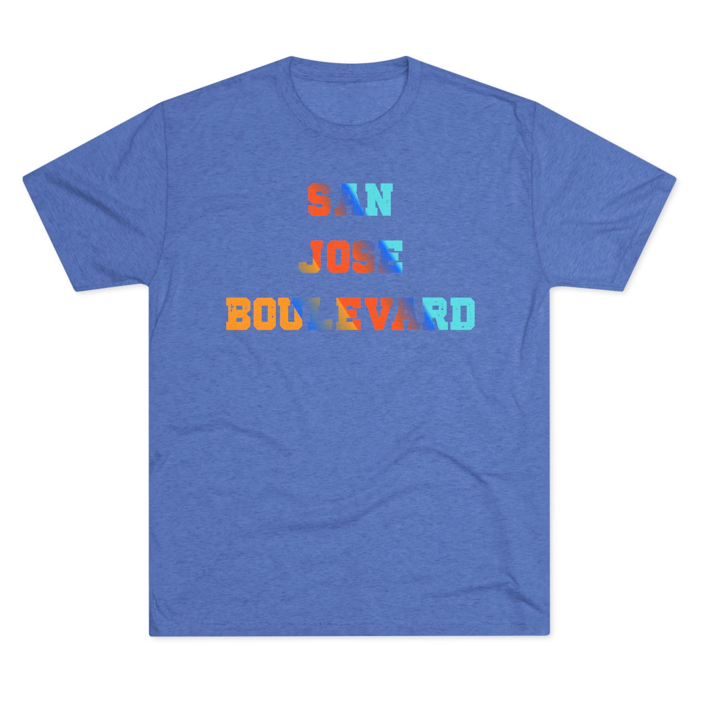 Colorful San Jose Boulevard - Next Level 6010 -Crew Tee for Casual Vibes, Perfect for Summer Outings, Gifts, Relaxed Style, Graphic Tee, Travel Shirt