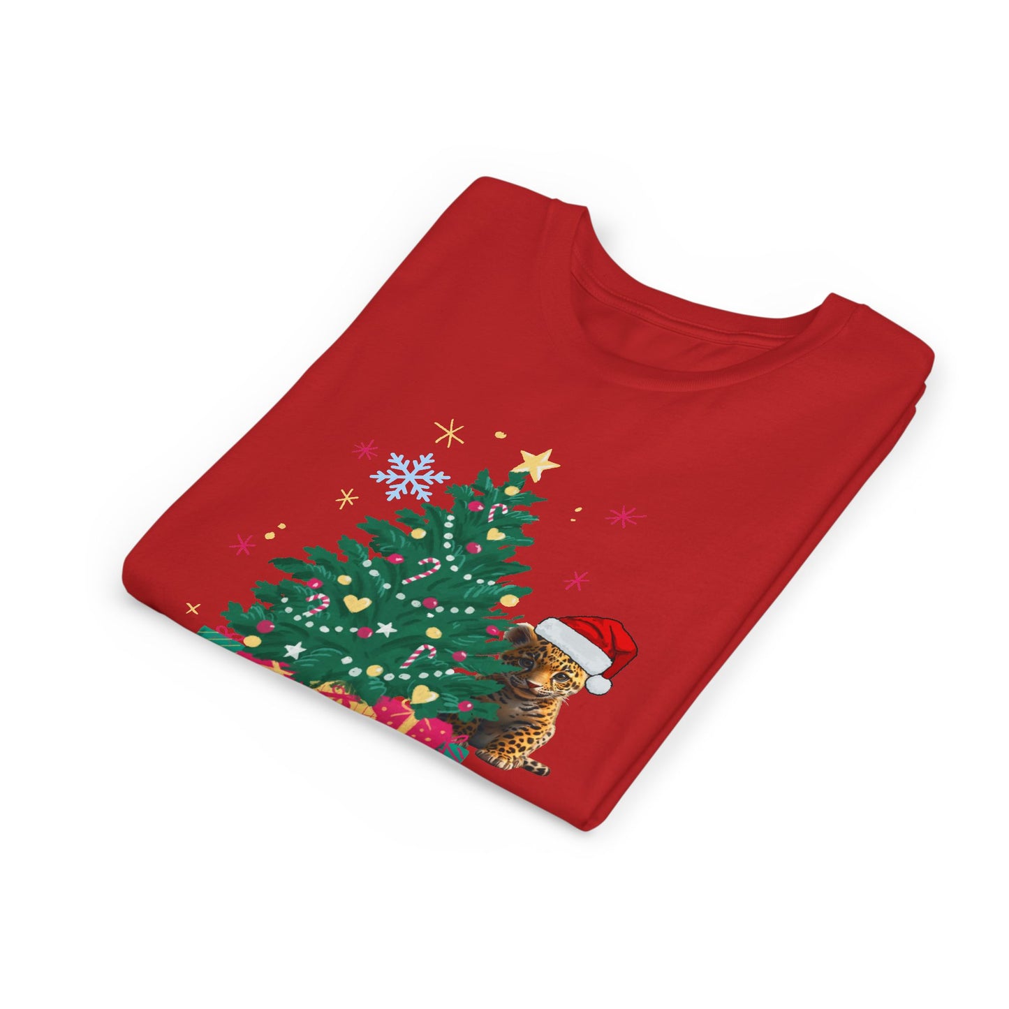 Merry Christmas Youth Tee BELLA+CANVAS 3001 Y