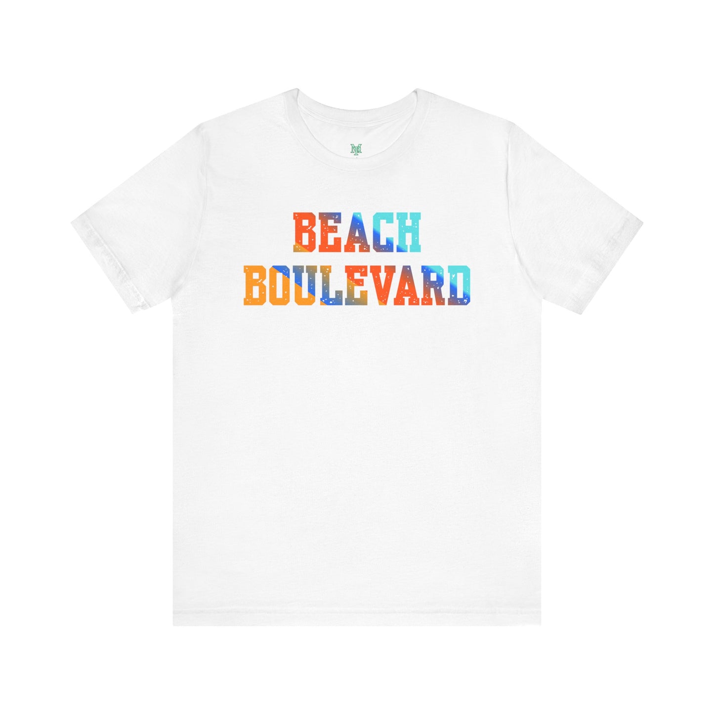 Beach Boulevard Unisex Jersey BELLA+CANVAS- Summer Vibes T-Shirt, Casual Wear, Vacation Shirt, Beach Lover Gift, Graphic Tee
