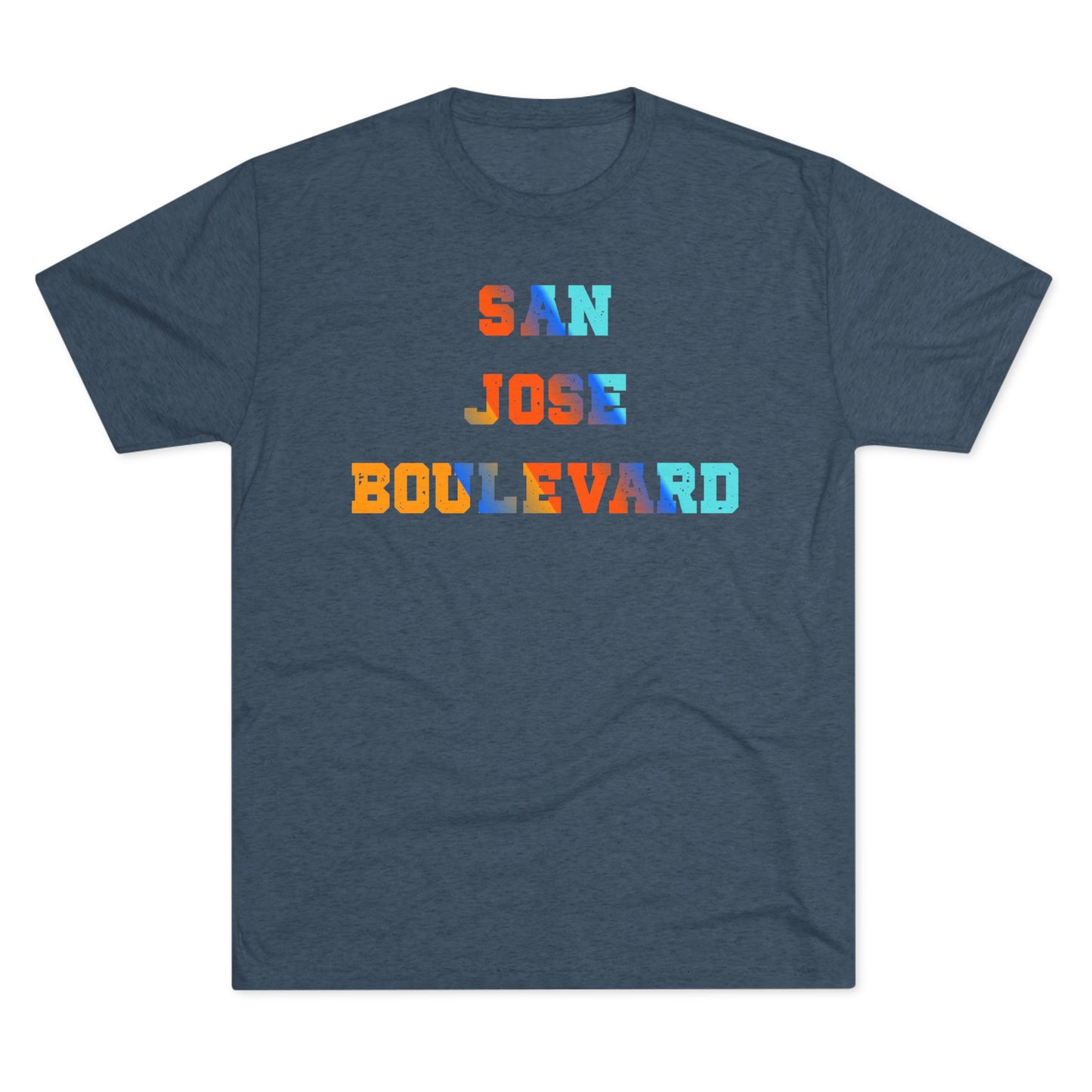 Colorful San Jose Boulevard - Next Level 6010 -Crew Tee for Casual Vibes, Perfect for Summer Outings, Gifts, Relaxed Style, Graphic Tee, Travel Shirt