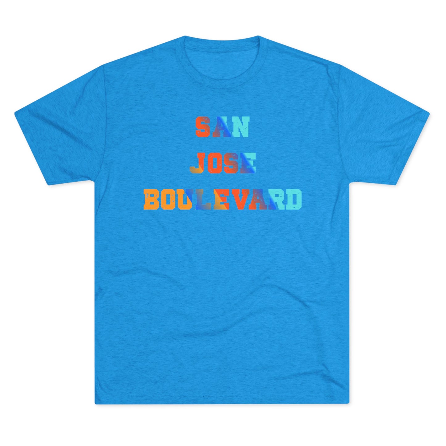 Colorful San Jose Boulevard - Next Level 6010 -Crew Tee for Casual Vibes, Perfect for Summer Outings, Gifts, Relaxed Style, Graphic Tee, Travel Shirt