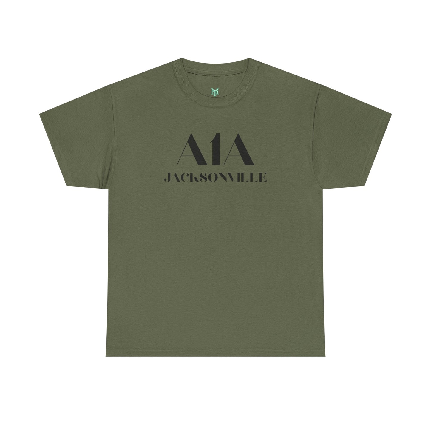 Jacksonville A1A Unisex Heavy Cotton-Gildan 5000-Tee, Casual Wear, Beach Outfit, Souvenir Shirt, Gift for Travelers, Summer Fashion