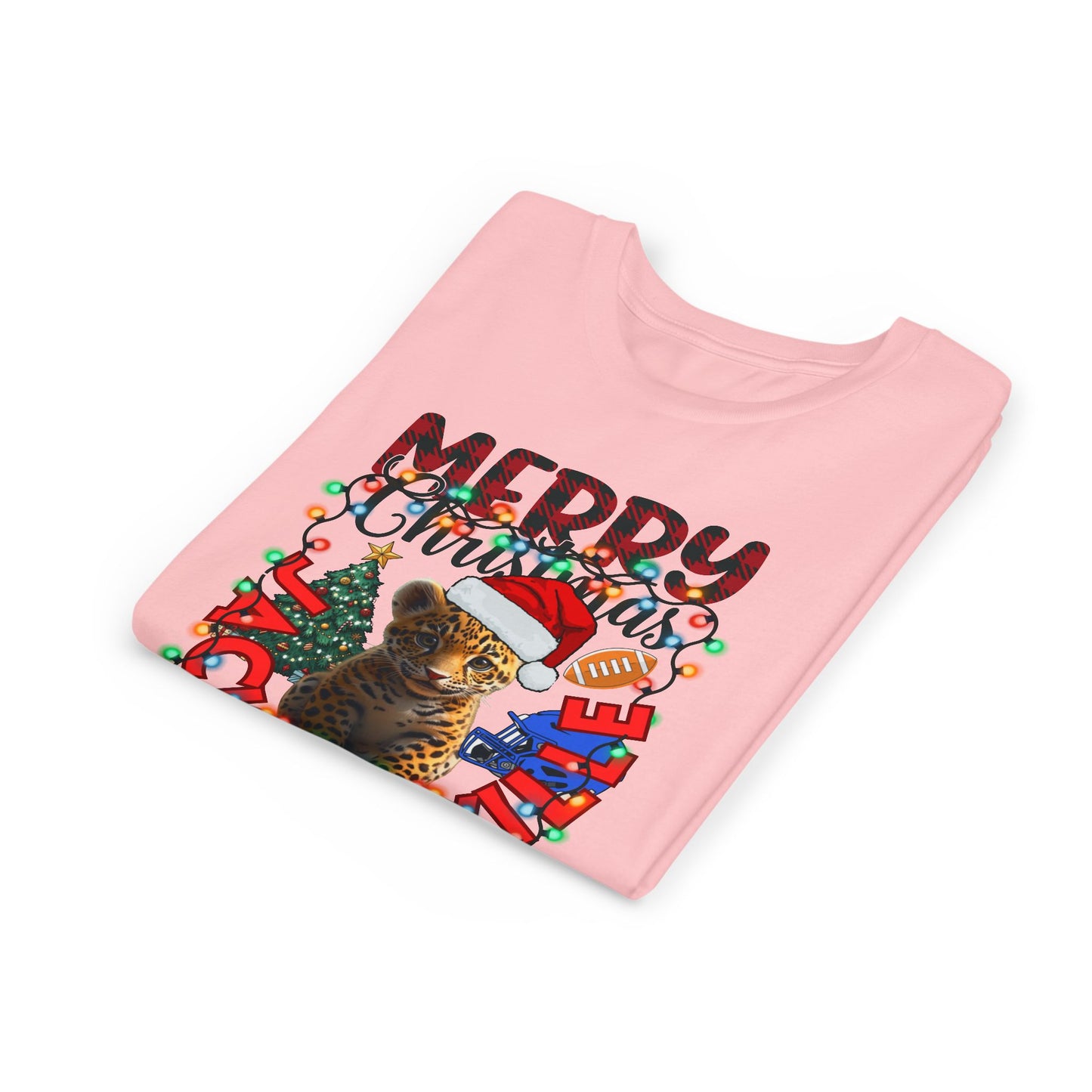Merry Jacksonville Christmas Youth Tee BELLA+CANVAS 3001 Y