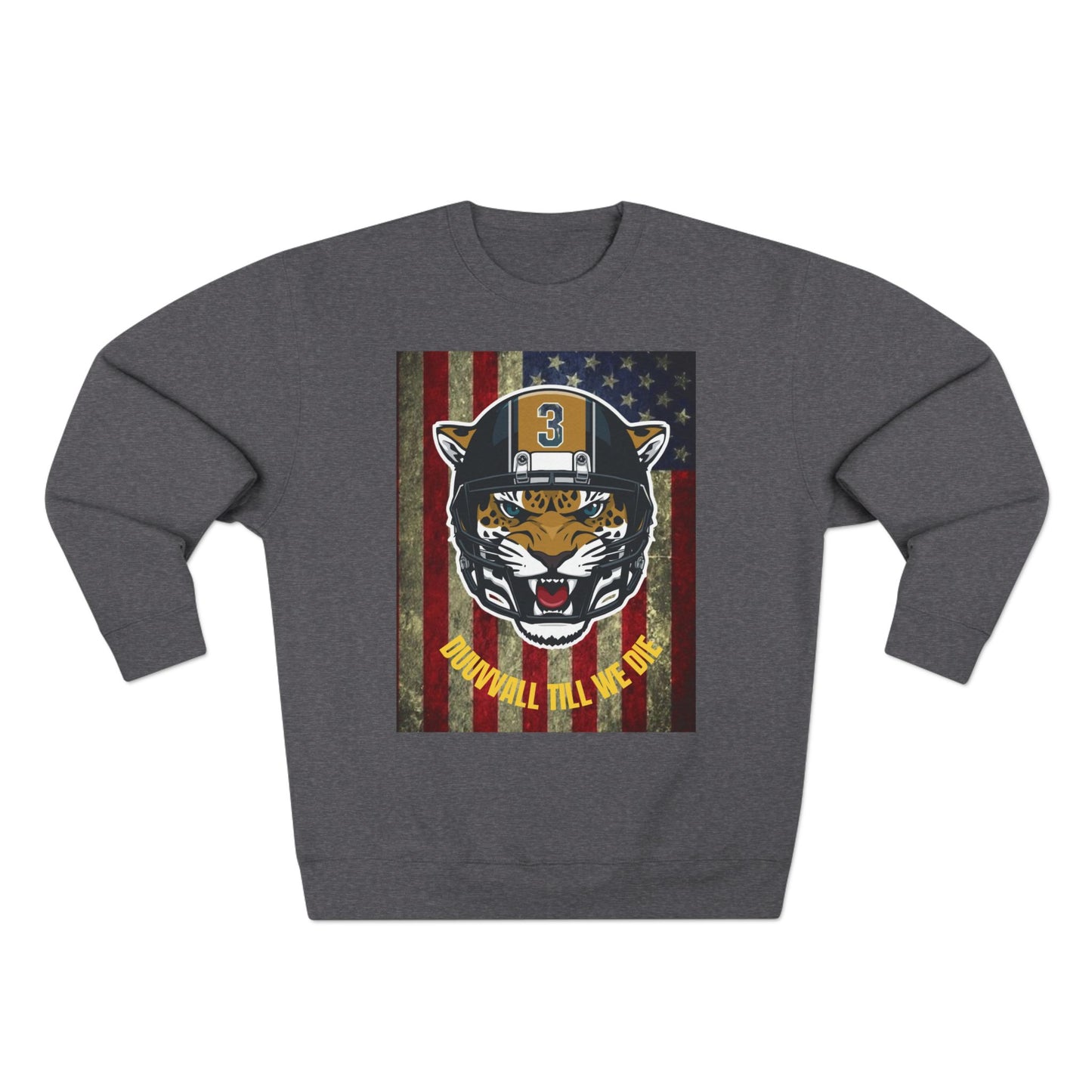 Fierce Tiger Sweatshirt for Sports Lovers, Unisex Crewneck Sweatshirt, Personalized Gift, Game Day Apparel, Casual Wear, Fall Wardrobe
