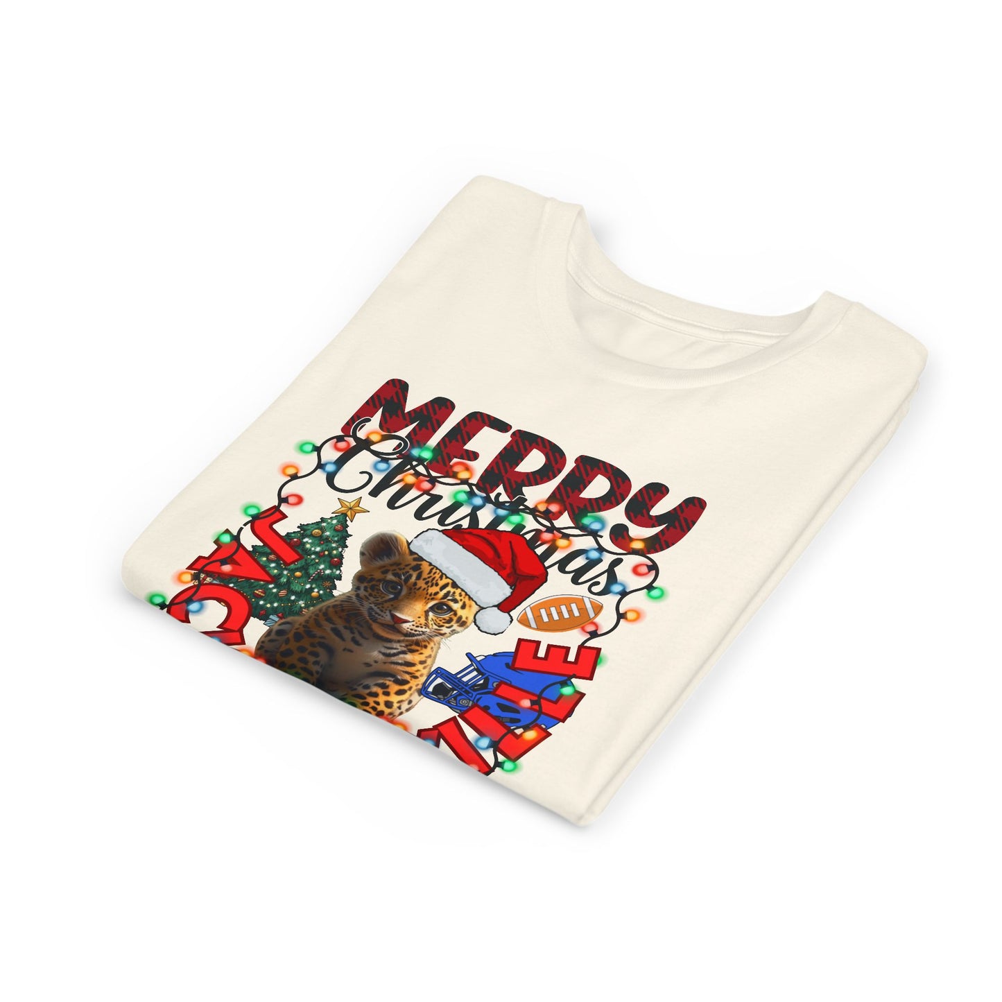 Merry Jacksonville Christmas Youth Tee BELLA+CANVAS 3001 Y