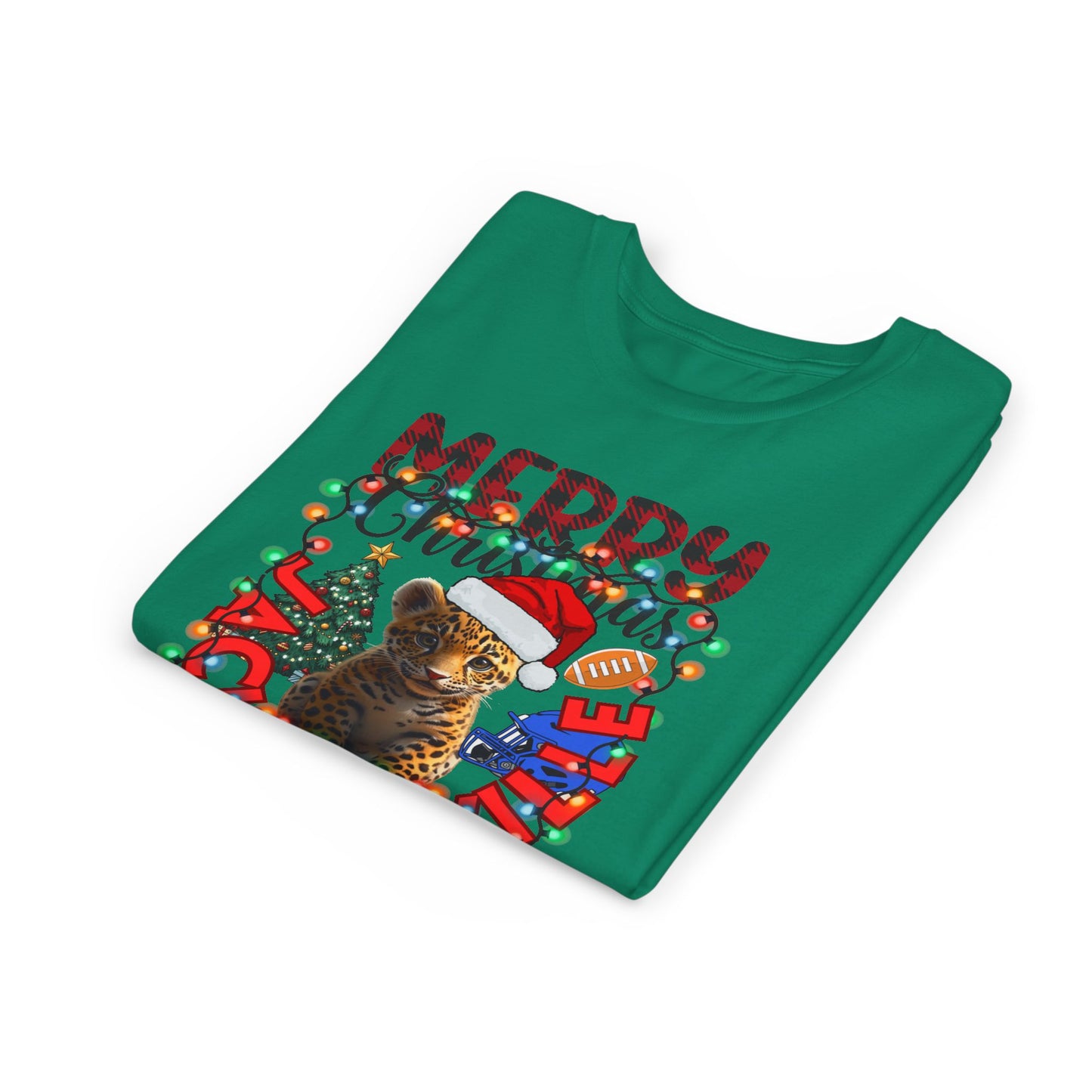 Merry Jacksonville Christmas Youth Tee BELLA+CANVAS 3001 Y