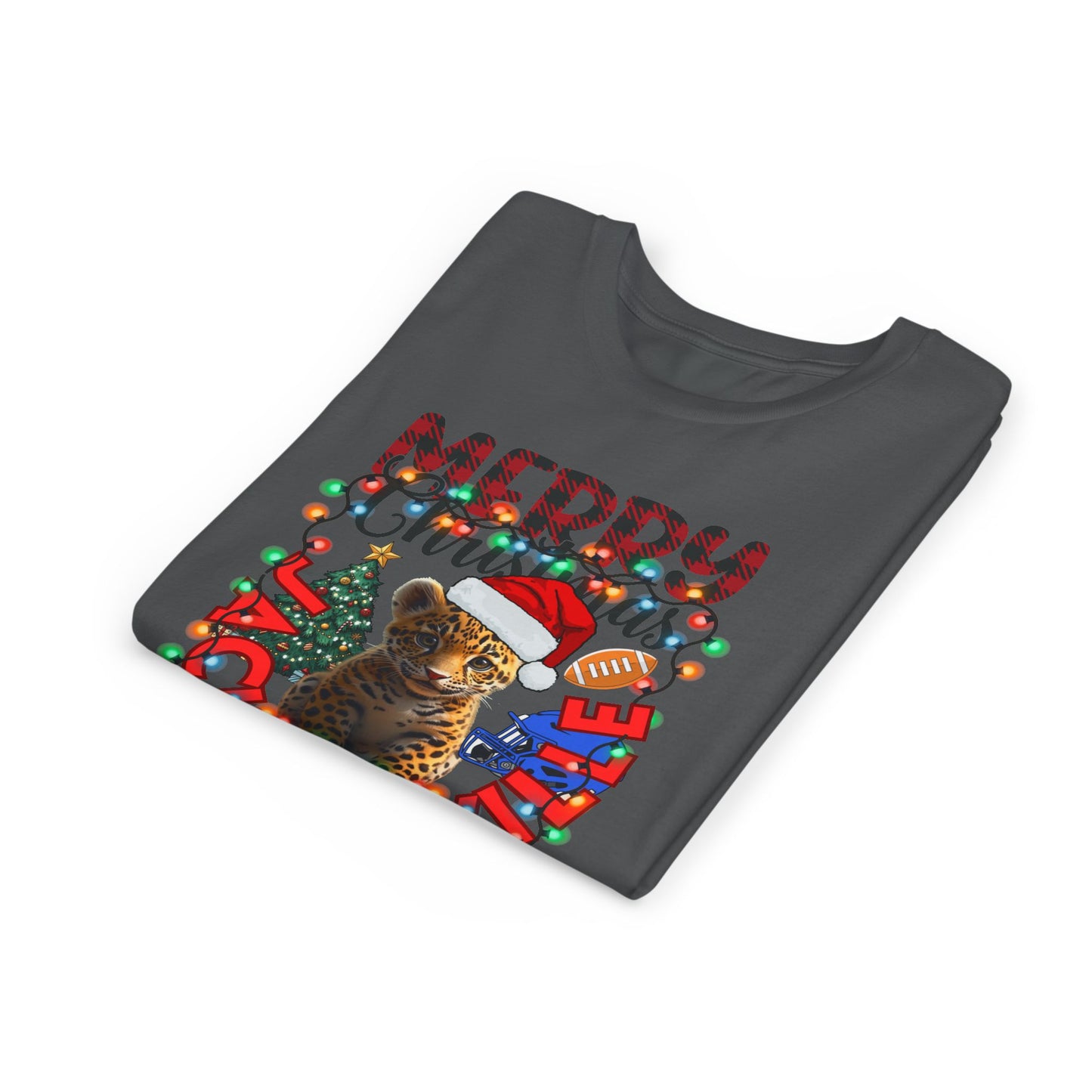 Merry Jacksonville Christmas Youth Tee BELLA+CANVAS 3001 Y