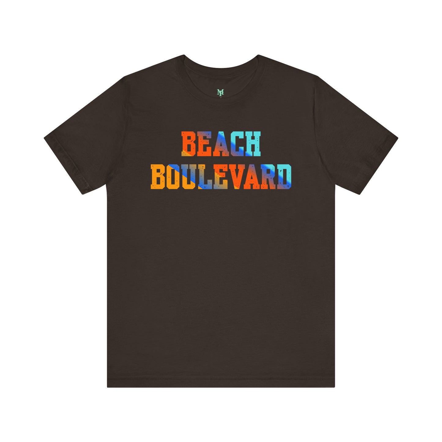 Beach Boulevard Unisex Jersey BELLA+CANVAS- Summer Vibes T-Shirt, Casual Wear, Vacation Shirt, Beach Lover Gift, Graphic Tee