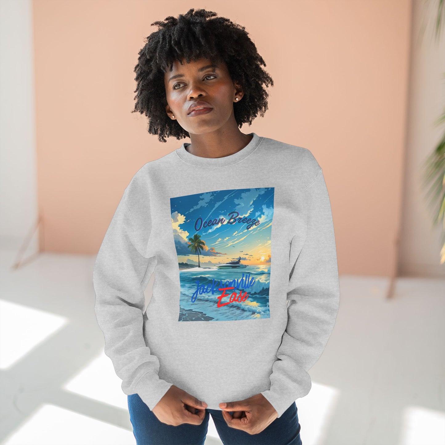 Cozy Ocean Breeze Sweatshirt - Perfect for Beach Lovers, Casual Wear, Gift for Beach Vacation, Unisex Apparel, Summer Sunset Style