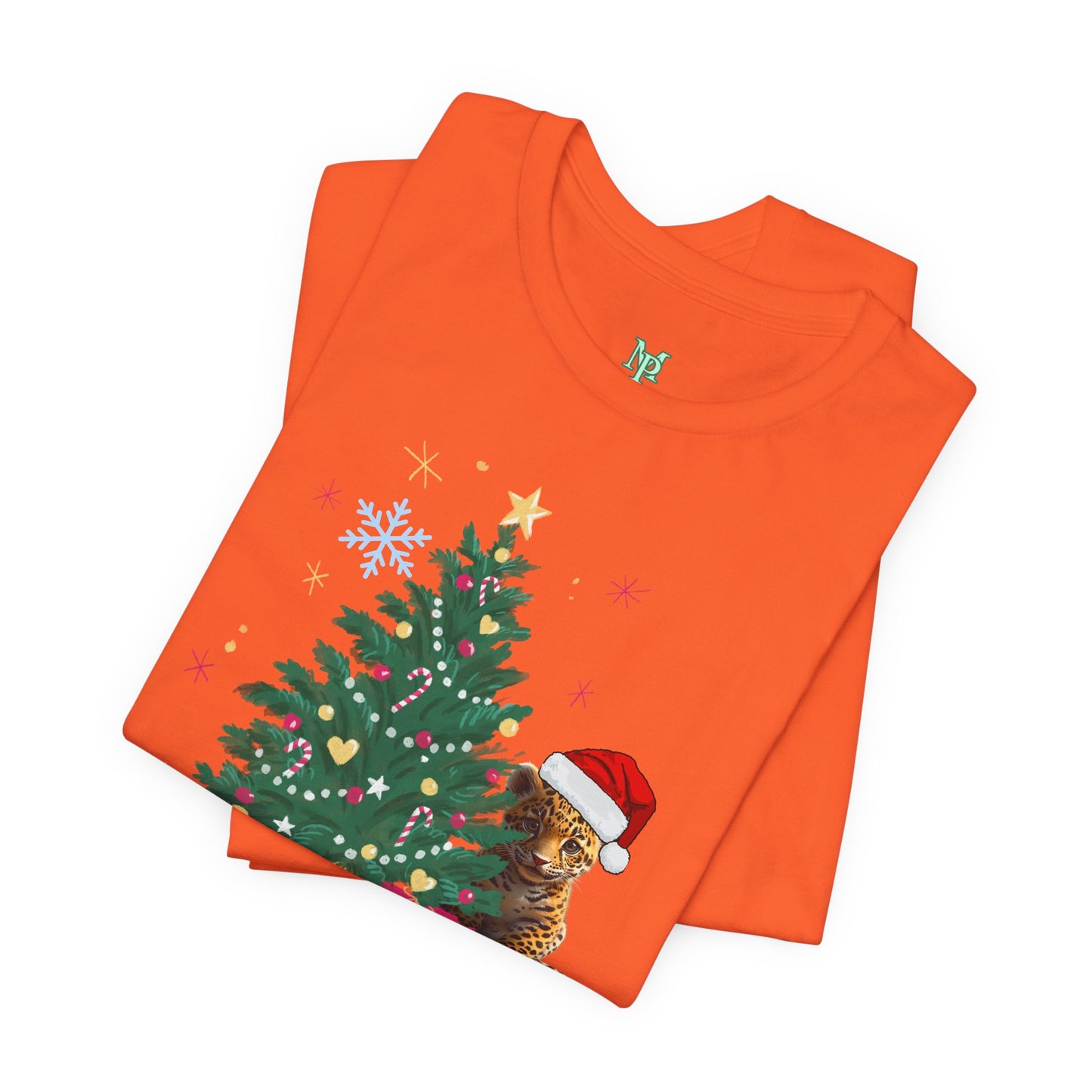 Merry Christmas Unisex Jersey Tee BELLA+CANVAS 3001