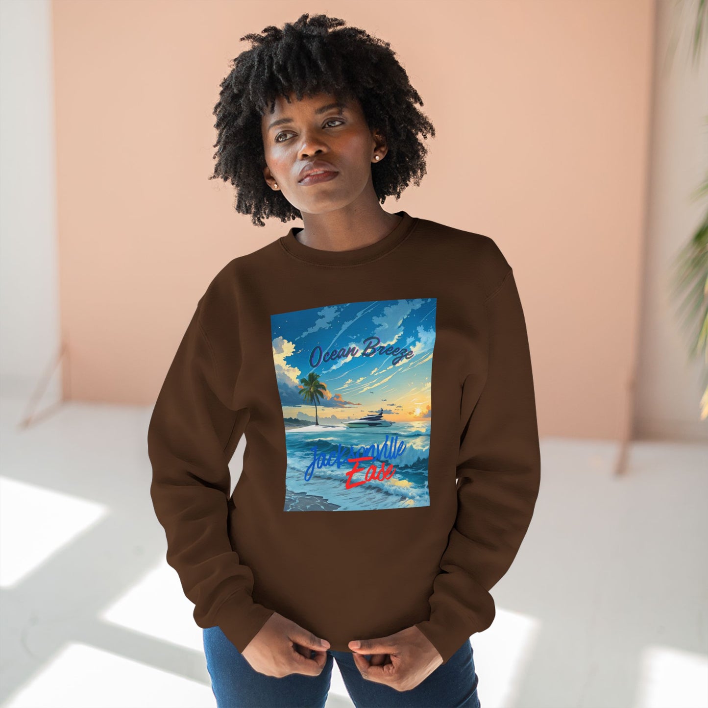 Cozy Ocean Breeze Sweatshirt - Perfect for Beach Lovers, Casual Wear, Gift for Beach Vacation, Unisex Apparel, Summer Sunset Style