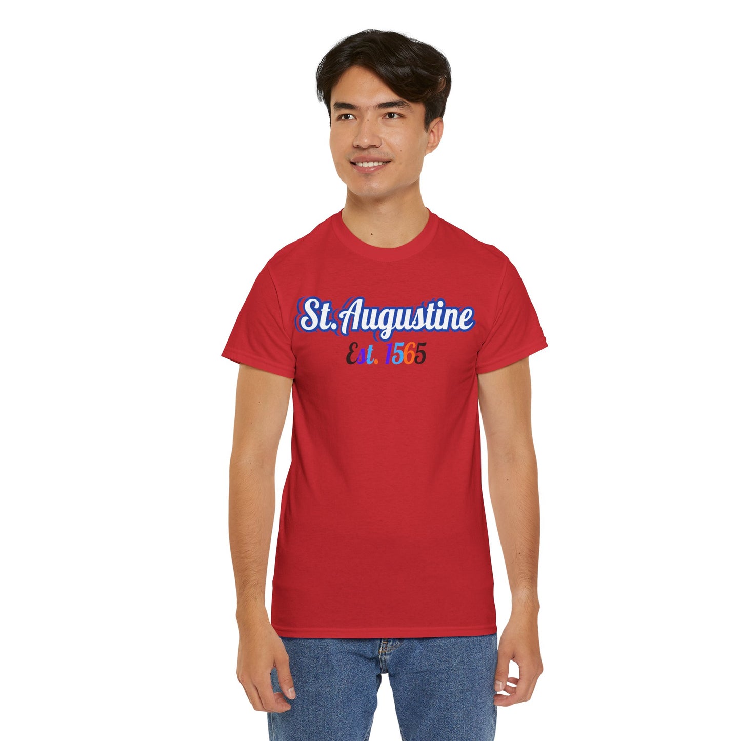 St. Augustine Heritage Unisex Tee | Casual Cotton Shirt, Vintage Style, Gift for Travelers, Family Trip, Historic City Wear