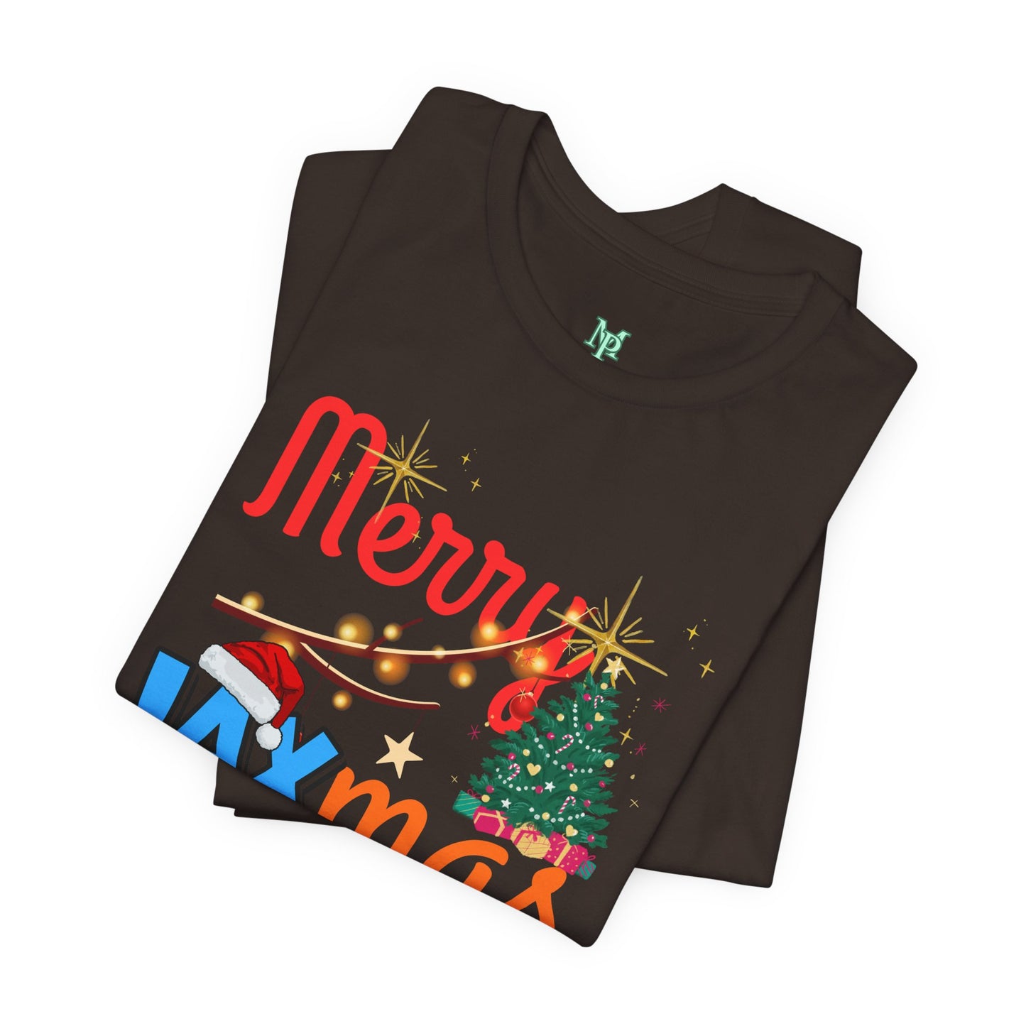 Merry Jaxmas Unisex Christmas Tee BELLA+CANVAS 3001