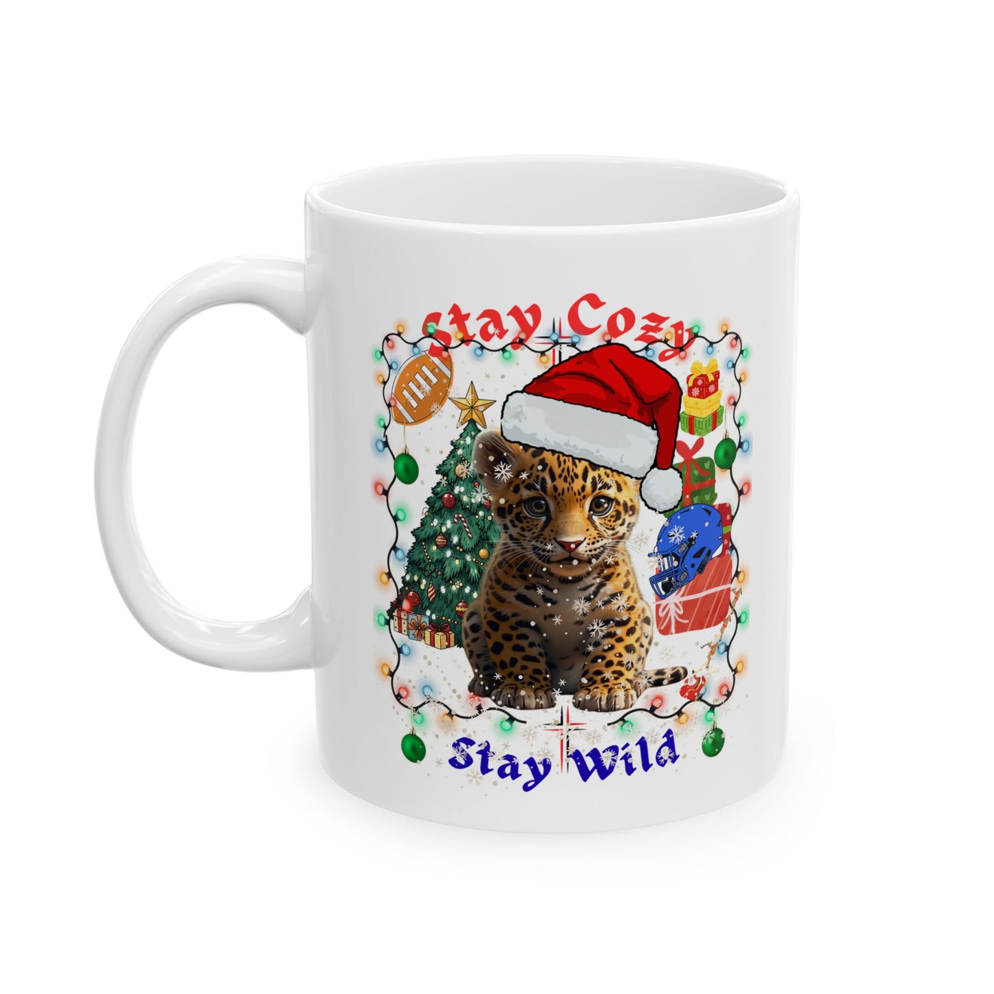 Holiday Magic Ceramic Mug - Festive Coffee Cup for Christmas Cheer