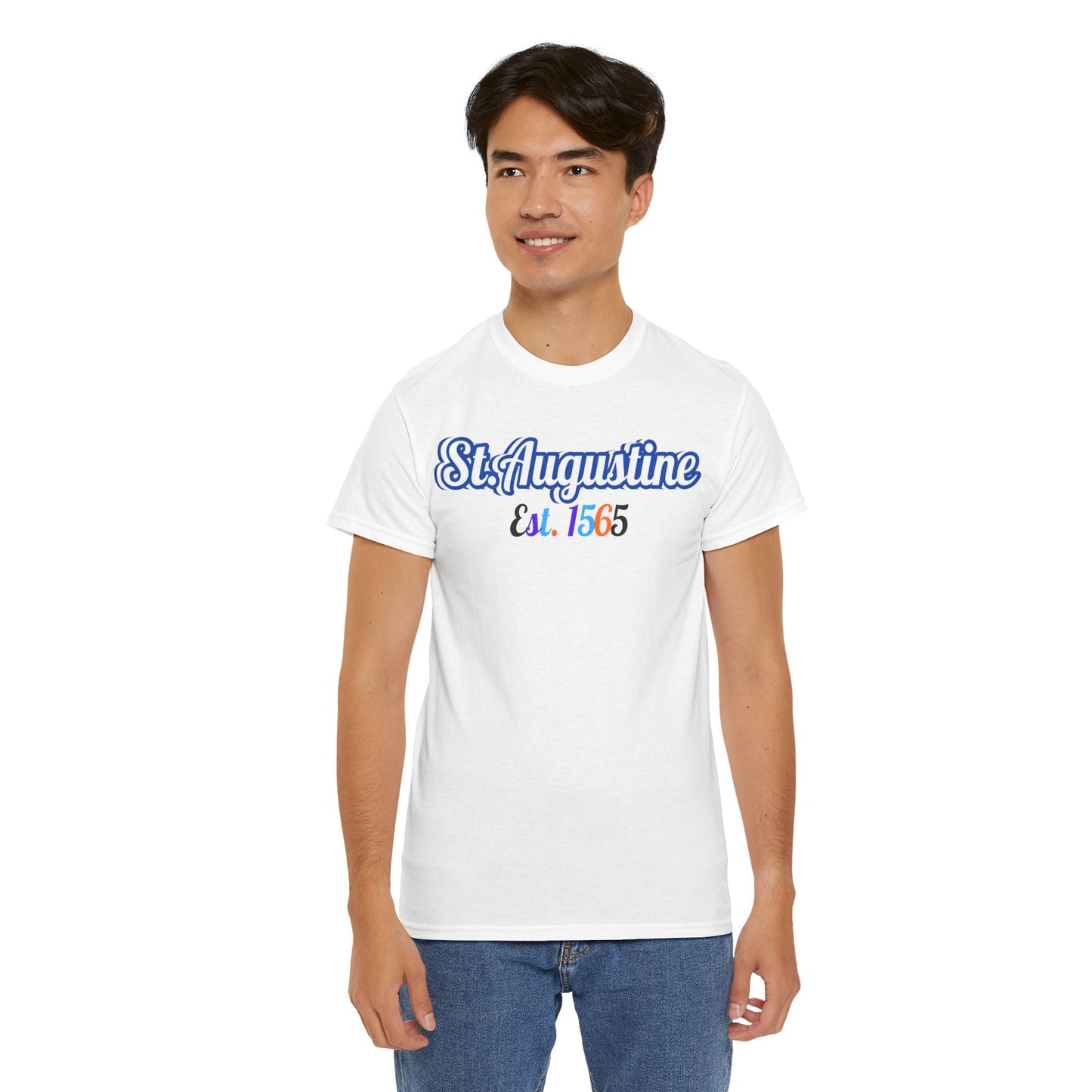 St. Augustine Heritage Unisex Tee | Casual Cotton Shirt, Vintage Style, Gift for Travelers, Family Trip, Historic City Wear