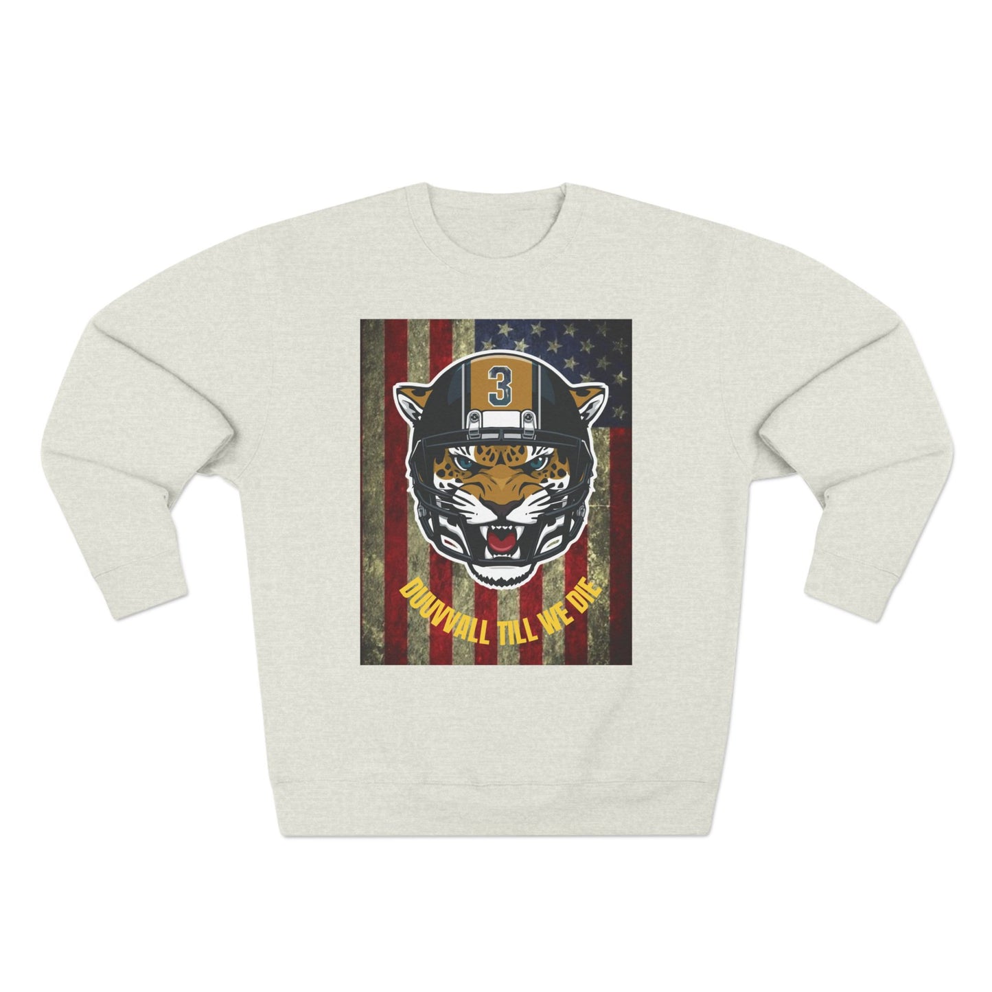 Fierce Tiger Sweatshirt for Sports Lovers, Unisex Crewneck Sweatshirt, Personalized Gift, Game Day Apparel, Casual Wear, Fall Wardrobe