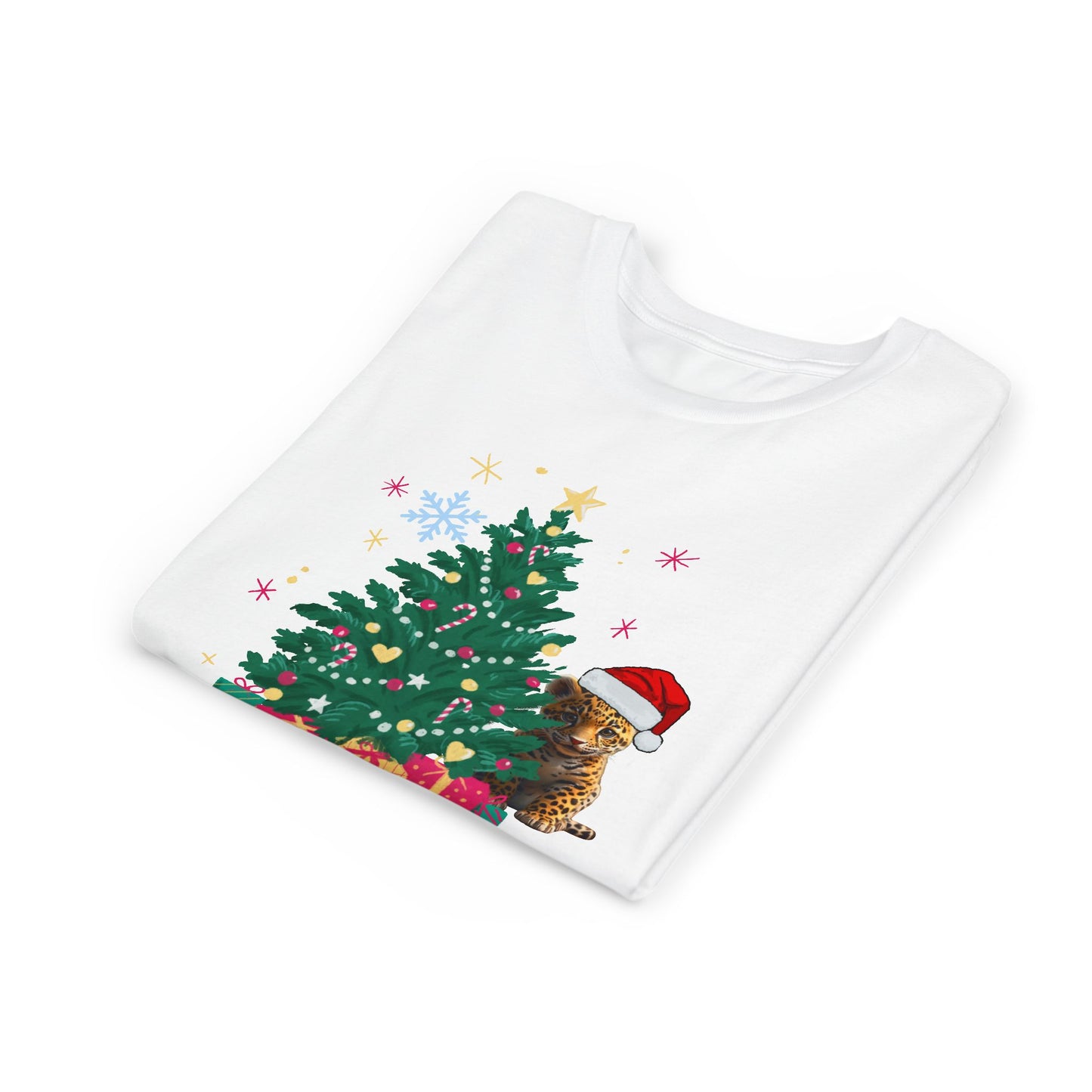 Merry Christmas Youth Tee BELLA+CANVAS 3001 Y