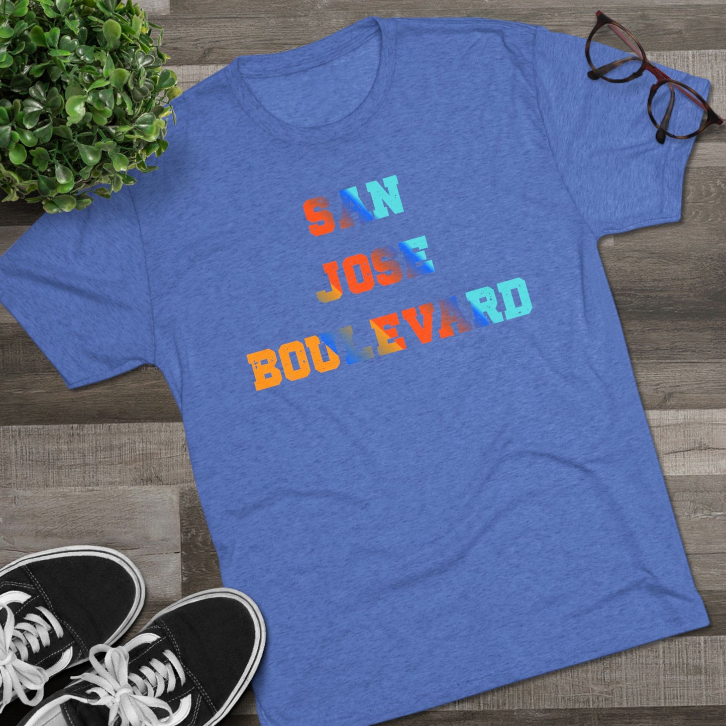 Colorful San Jose Boulevard - Next Level 6010 -Crew Tee for Casual Vibes, Perfect for Summer Outings, Gifts, Relaxed Style, Graphic Tee, Travel Shirt
