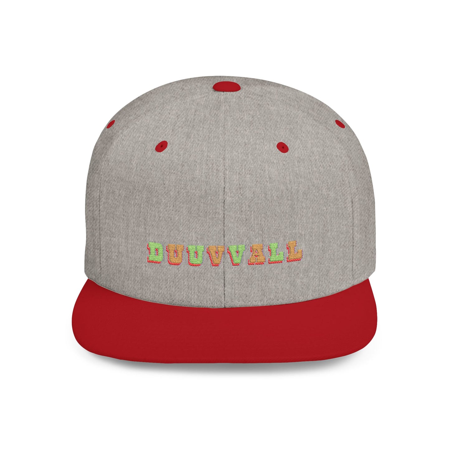 Colorful Graphic Flat Bill Snapback Hat, Trendy Cap for Casual Wear, Perfect for Summer Events, Festivals and Gifts
