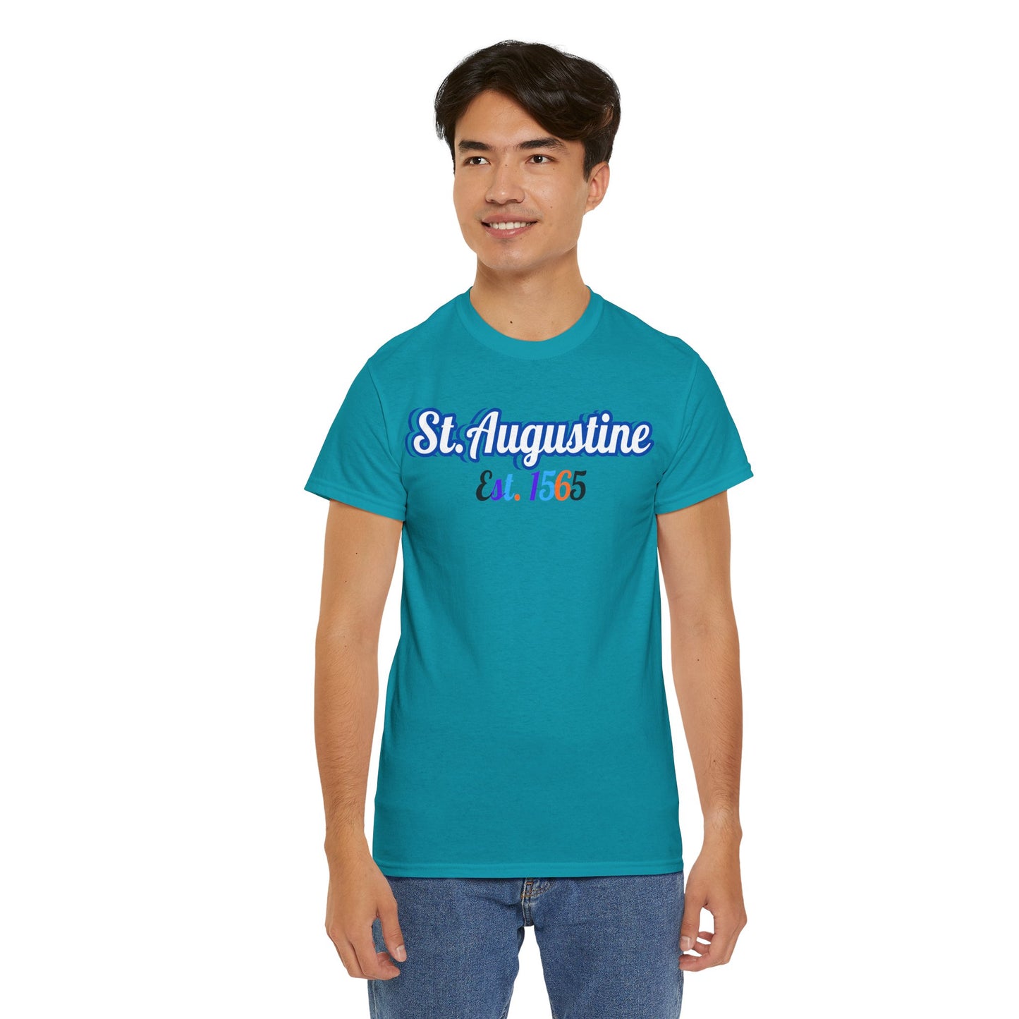 St. Augustine Heritage Unisex Tee | Casual Cotton Shirt, Vintage Style, Gift for Travelers, Family Trip, Historic City Wear