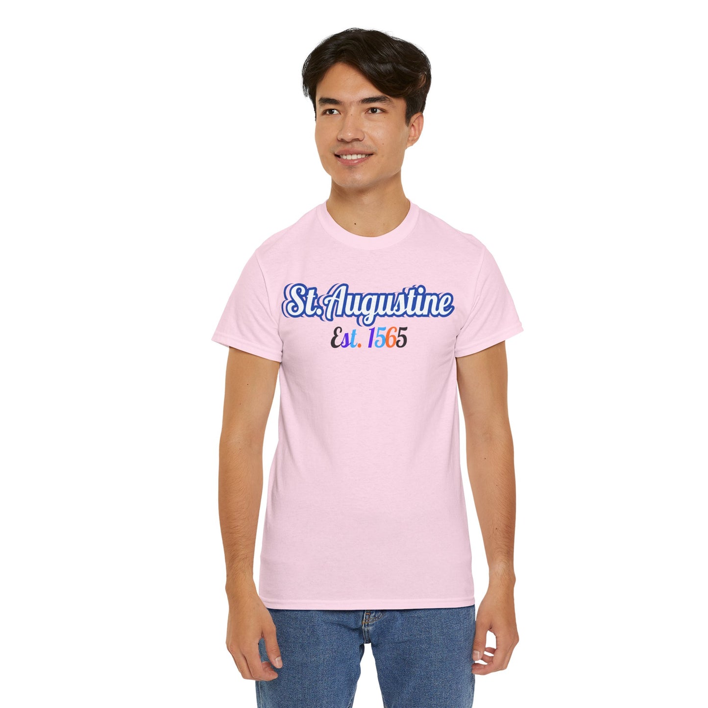 St. Augustine Heritage Unisex Tee | Casual Cotton Shirt, Vintage Style, Gift for Travelers, Family Trip, Historic City Wear