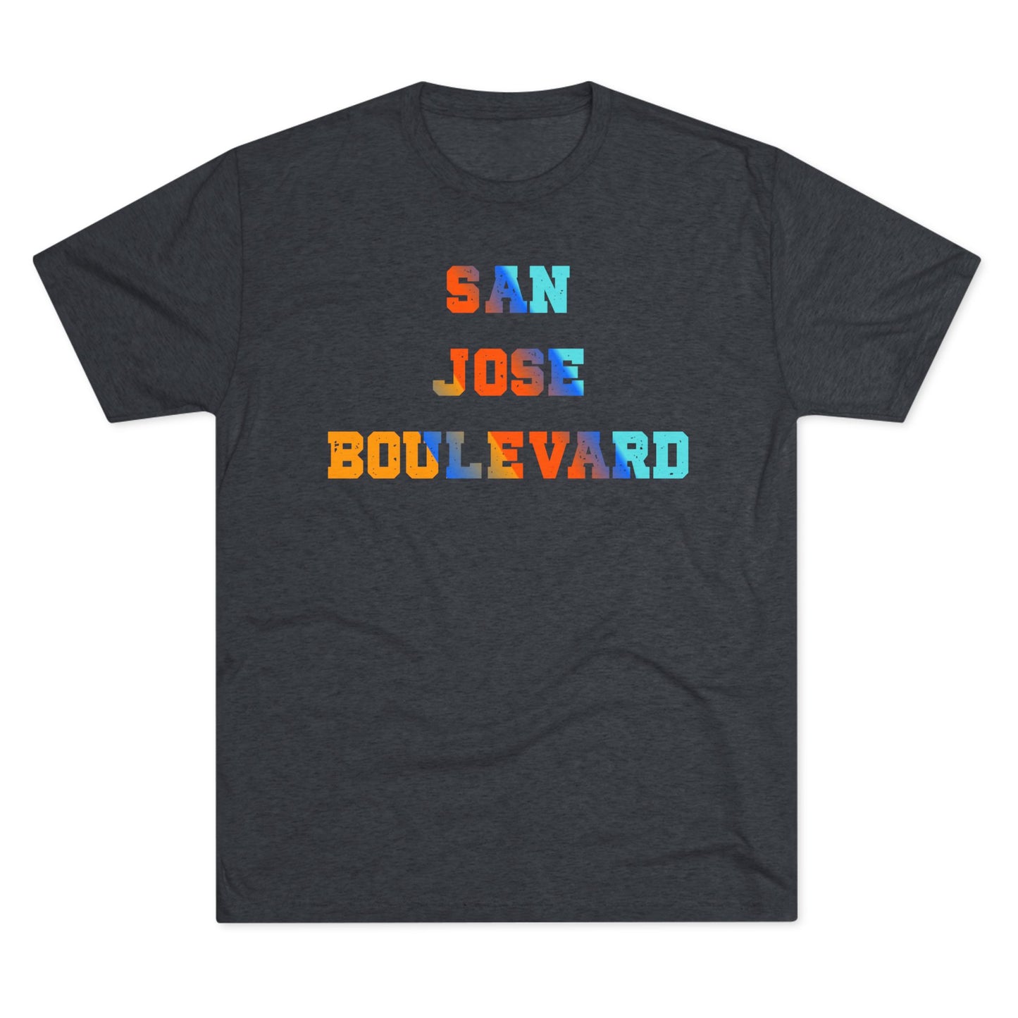 Colorful San Jose Boulevard - Next Level 6010 -Crew Tee for Casual Vibes, Perfect for Summer Outings, Gifts, Relaxed Style, Graphic Tee, Travel Shirt