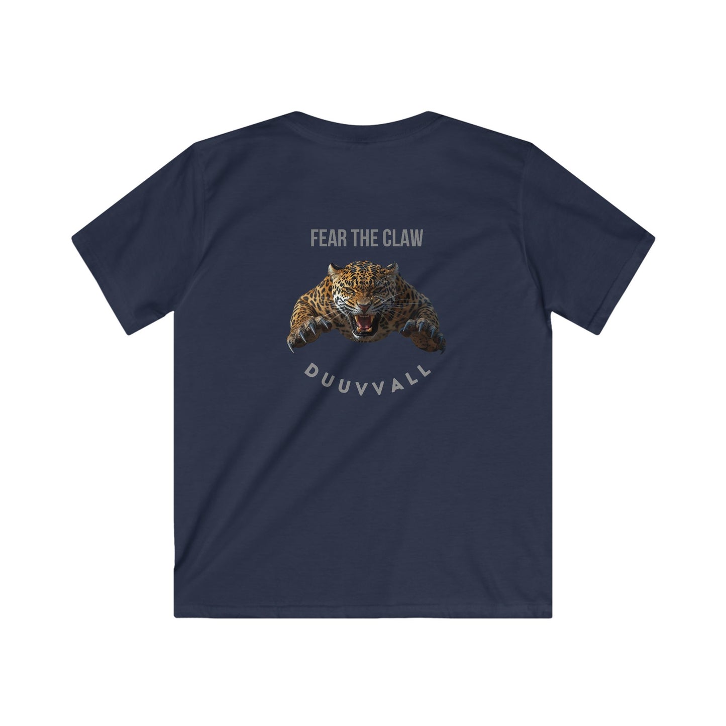 Fear the Claw Kids Tee, Animal Print Tee, Kids Birthday Gift, Fun Graphic Tee, Casual Wear, Playful Everyday Shirt