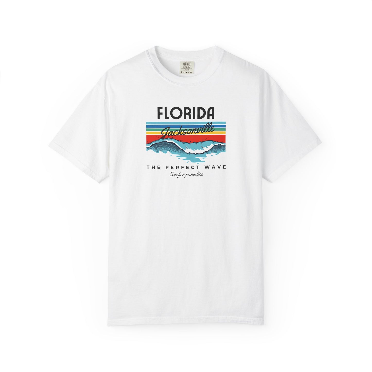Florida Wave Graphic T-Shirt, Unisex Summer Tee, Beach Lover Gift, Adventure Shirt, Casual Wear, Vacation Apparel