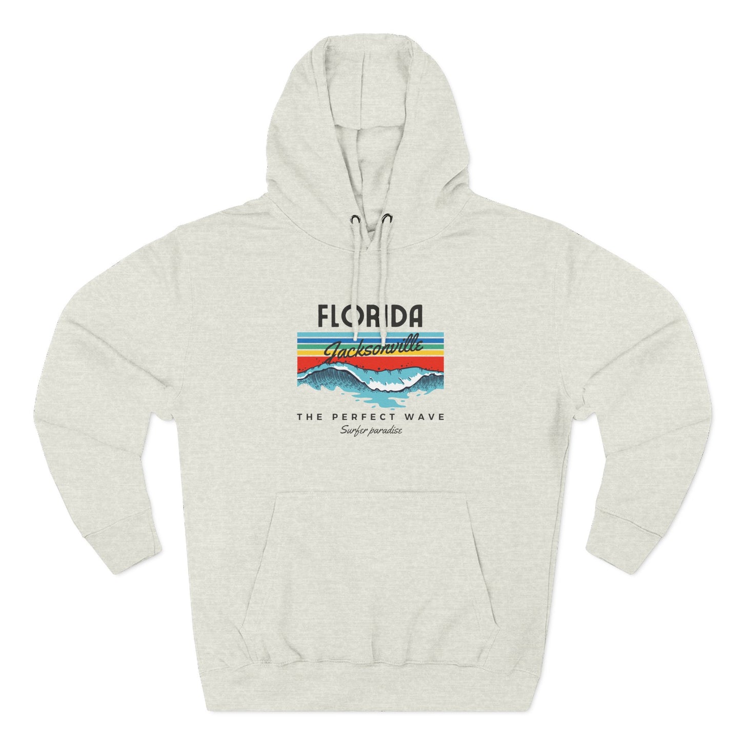 Cozy Florida Wave Hoodie - Perfect for Beach Lovers, Casual Outings, Gifts, Summer Fun, Outdoor Adventures