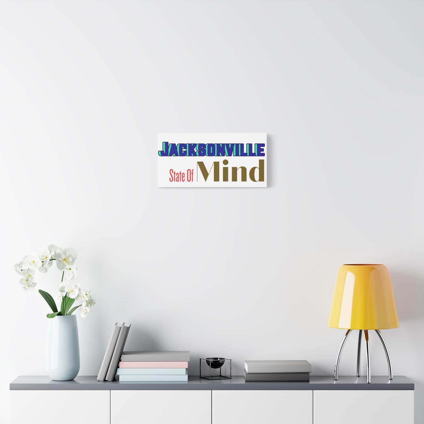 Jacksonville State of Mind Matte Canvas Art, Home Decor, Wall Art, Gift for Florida Lovers, Unique Artwork, Stretched Canvas