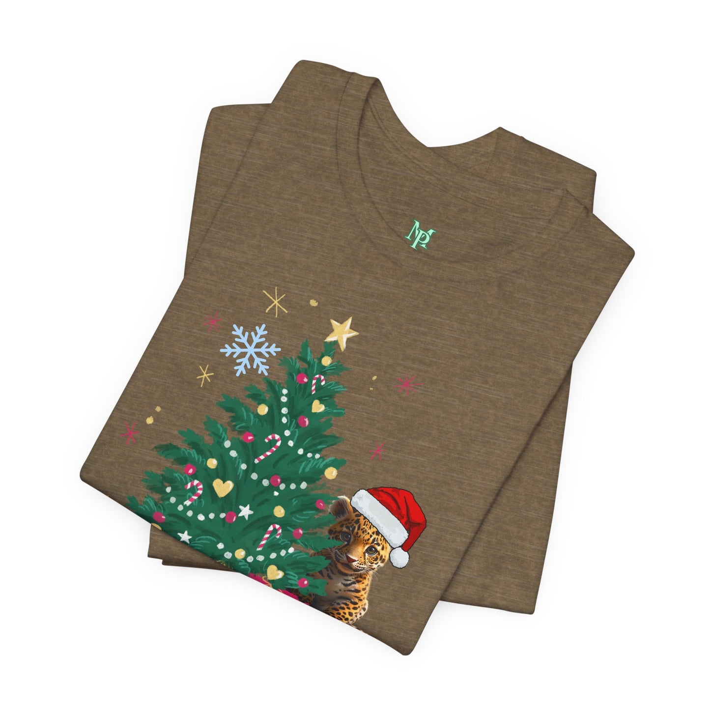 Merry Christmas Unisex Jersey Tee BELLA+CANVAS 3001