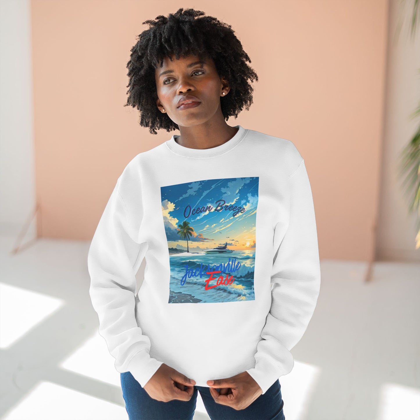 Cozy Ocean Breeze Sweatshirt - Perfect for Beach Lovers, Casual Wear, Gift for Beach Vacation, Unisex Apparel, Summer Sunset Style