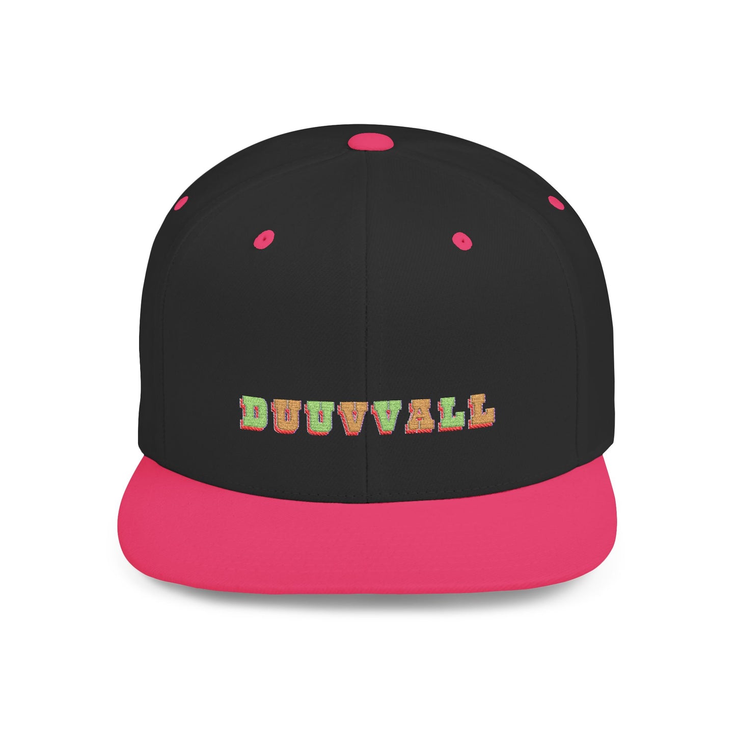 Colorful Graphic Flat Bill Snapback Hat, Trendy Cap for Casual Wear, Perfect for Summer Events, Festivals and Gifts