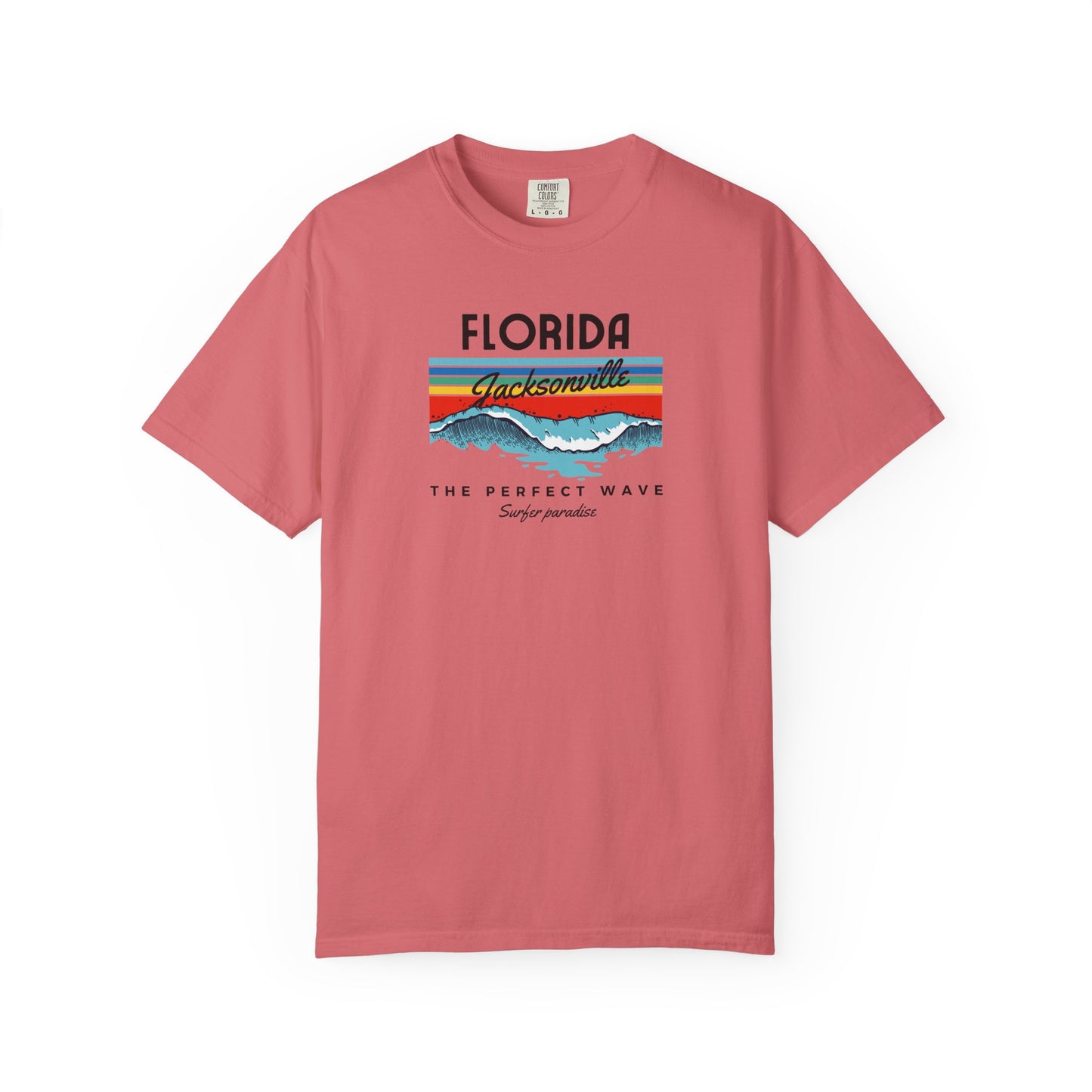 Florida Wave Graphic T-Shirt, Unisex Summer Tee, Beach Lover Gift, Adventure Shirt, Casual Wear, Vacation Apparel