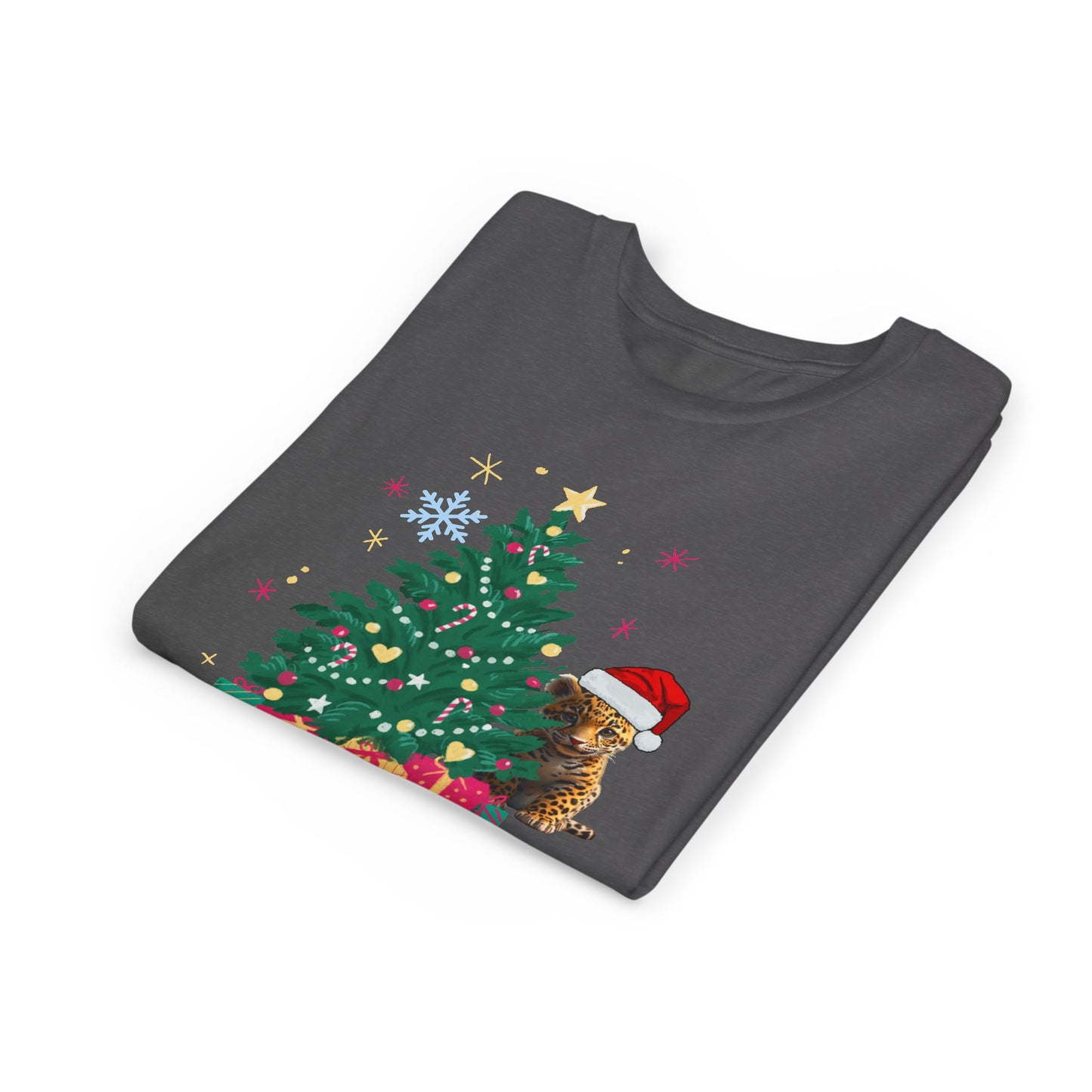 Merry Christmas Youth Tee BELLA+CANVAS 3001 Y