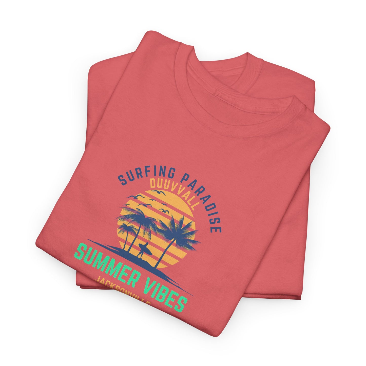 Summer Vibes Unisex Cotton Tee - Casual Lounging, Beach Day, Vacation Wear, Gift for Him/Her, Festival Outfit