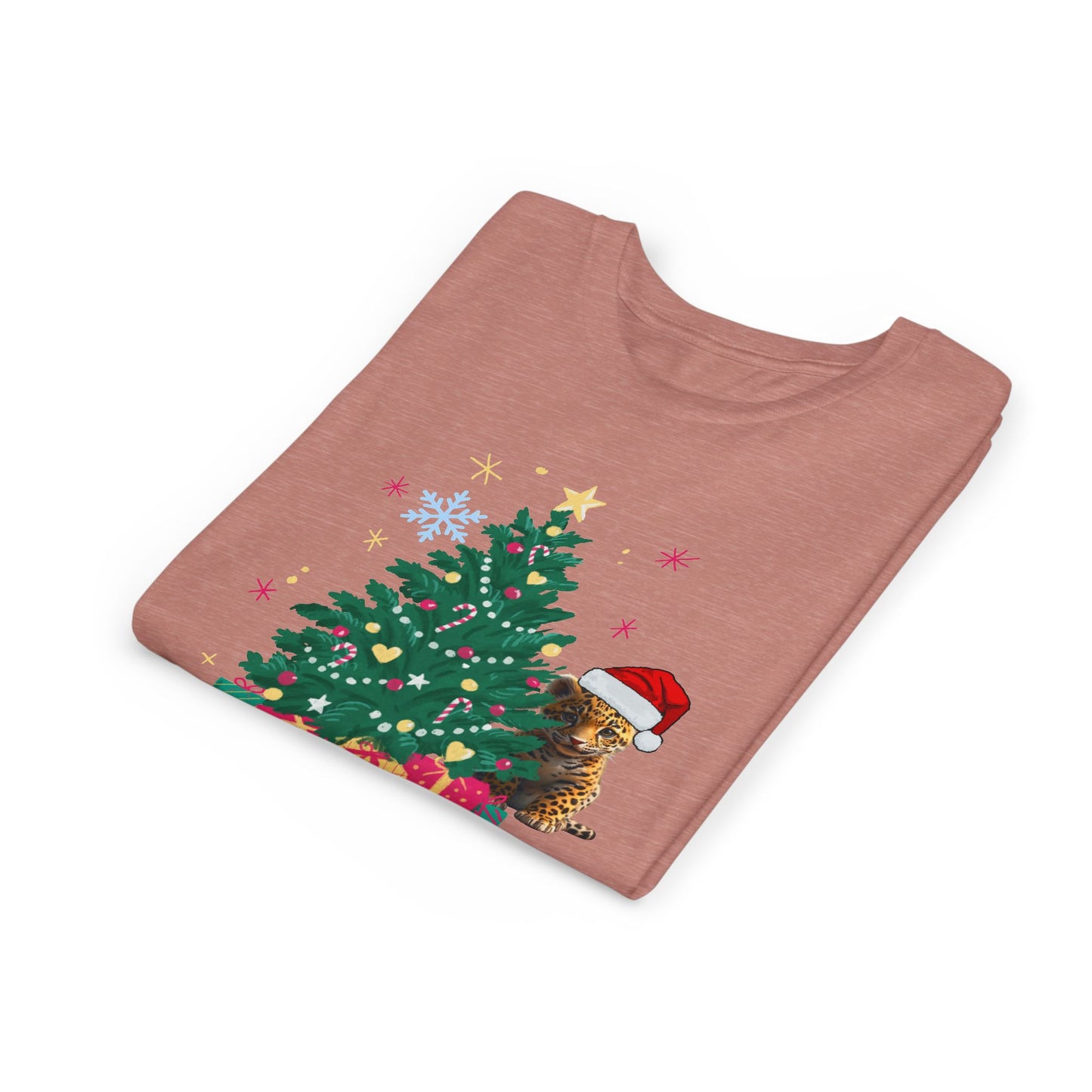 Merry Christmas Youth Tee BELLA+CANVAS 3001 Y