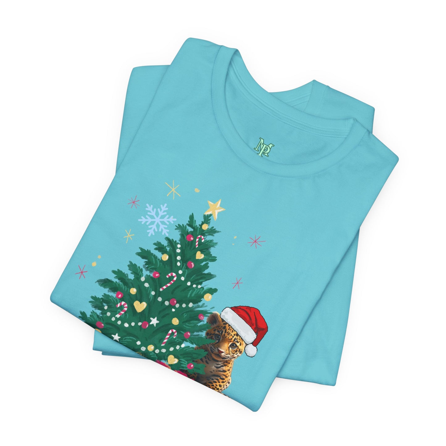 Merry Christmas Unisex Jersey Tee BELLA+CANVAS 3001