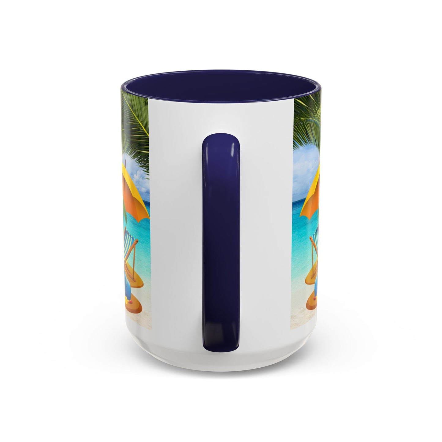 Beach Vibes Coffee Mug | Tropical Vacation Drinkware | Summer Gift | Relaxation Mug | Ocean Scene Cup
