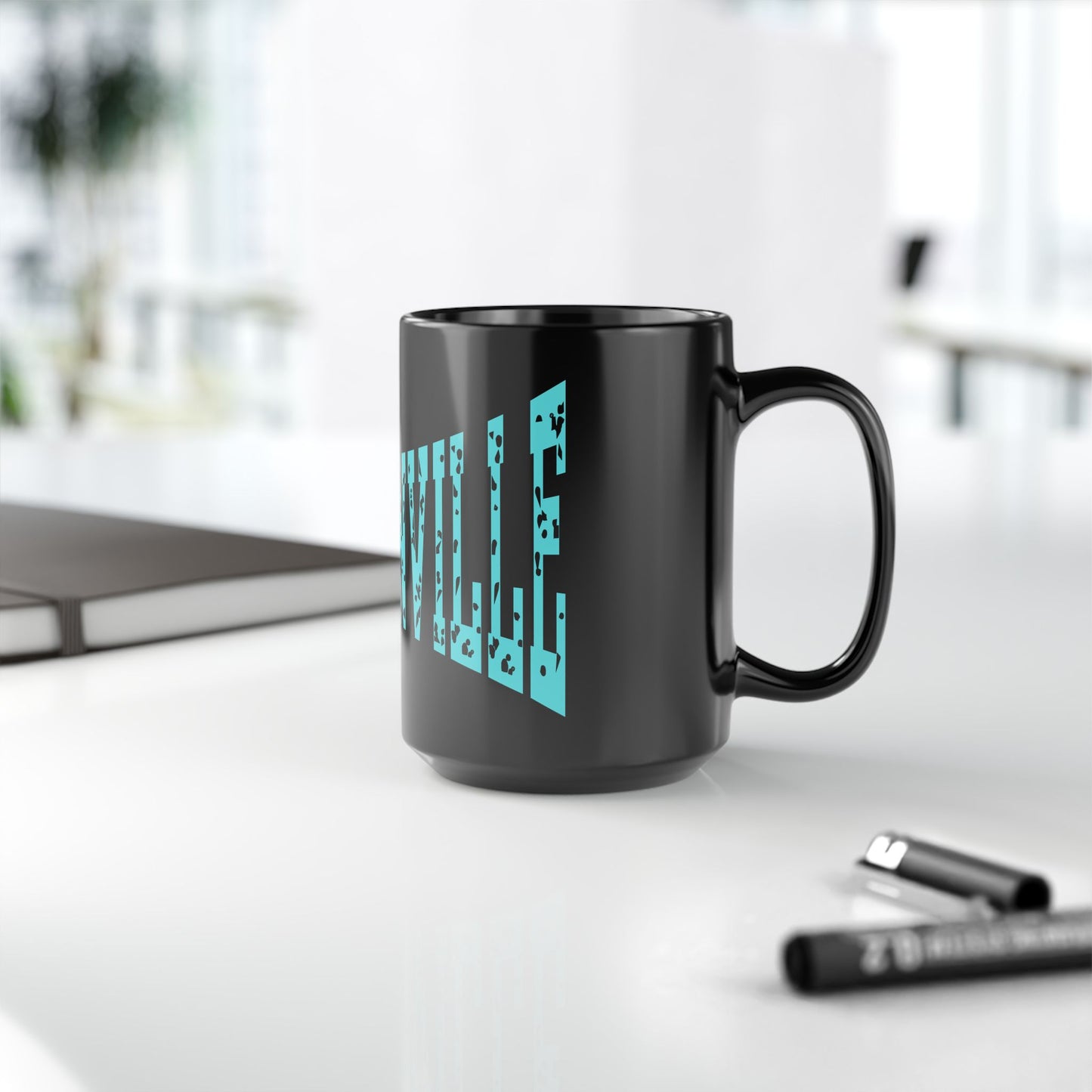 Jacksonville Vibes Black Mug 15oz - Perfect for Coffee Lovers & City Pride!