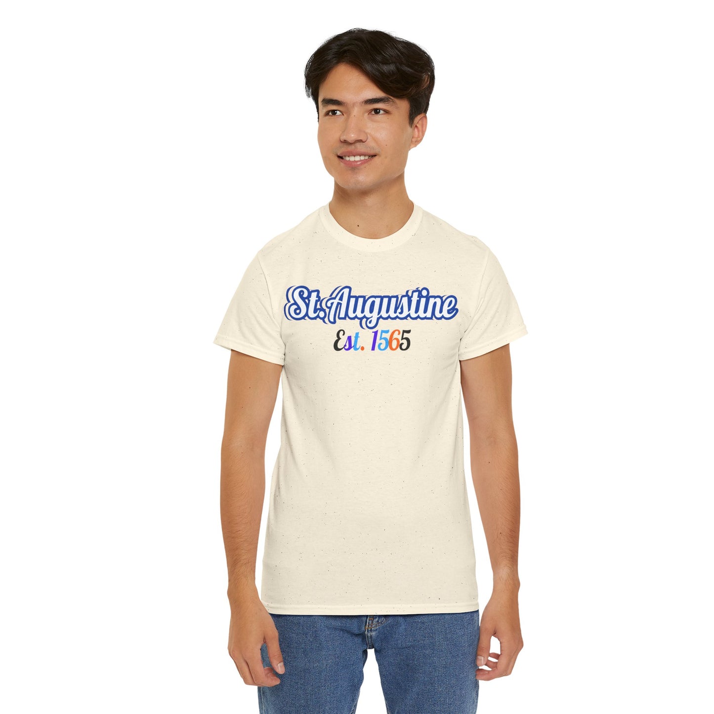 St. Augustine Heritage Unisex Tee | Casual Cotton Shirt, Vintage Style, Gift for Travelers, Family Trip, Historic City Wear