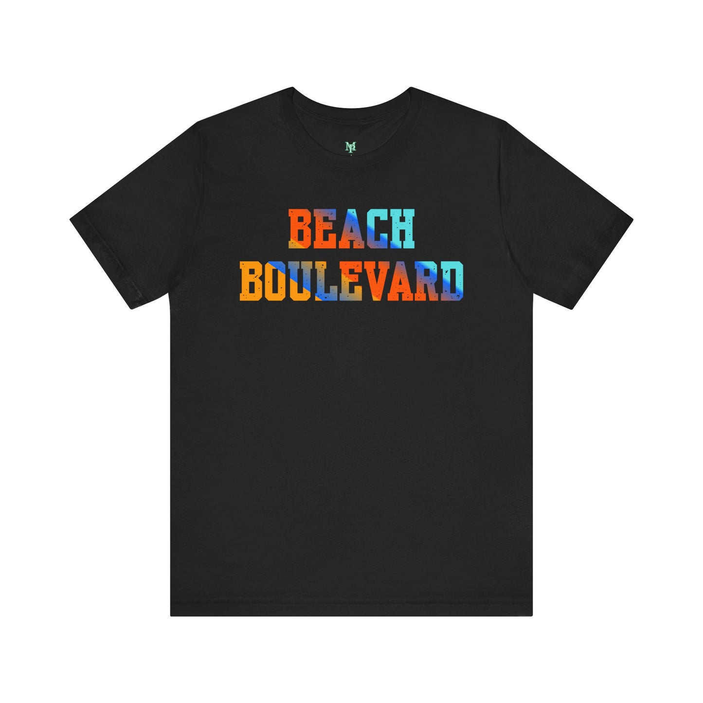 Beach Boulevard Unisex Jersey BELLA+CANVAS- Summer Vibes T-Shirt, Casual Wear, Vacation Shirt, Beach Lover Gift, Graphic Tee